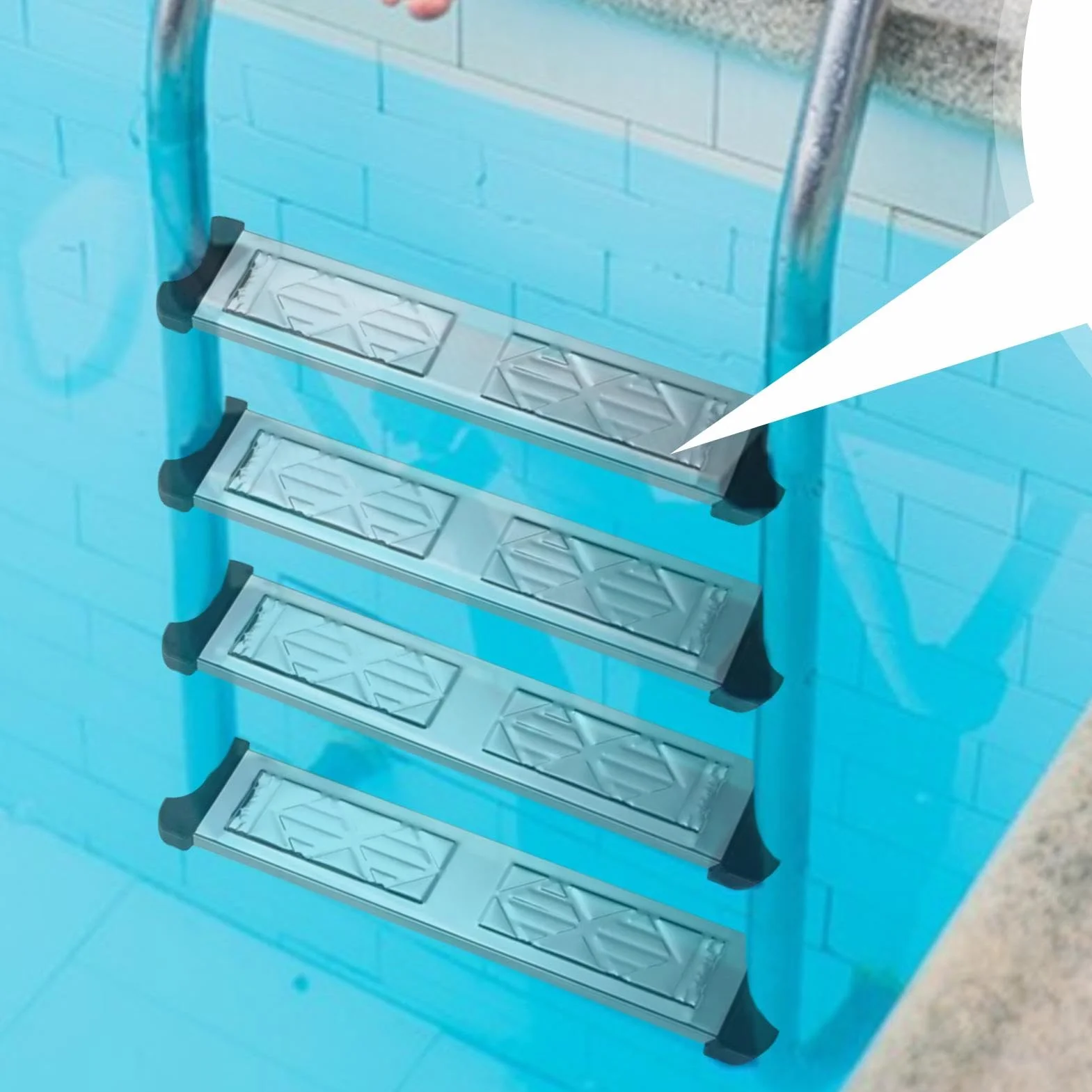 Escalera De Reemplazo De Acero Inoxidable Para Piscina