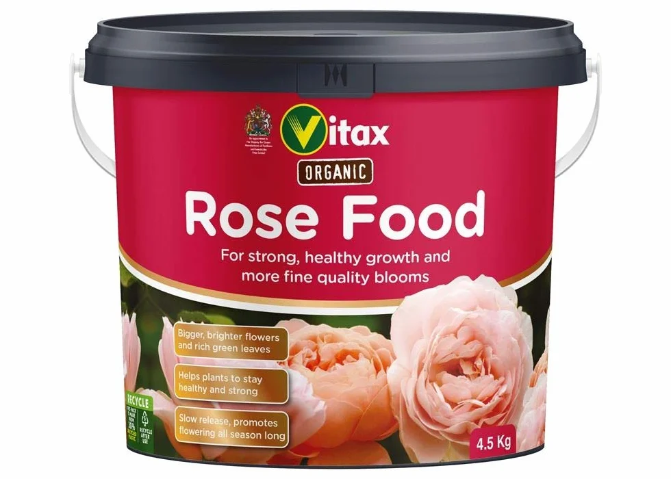 Vitax Organic Rose Food 4,5 kg liberación lenta 100% orgánico