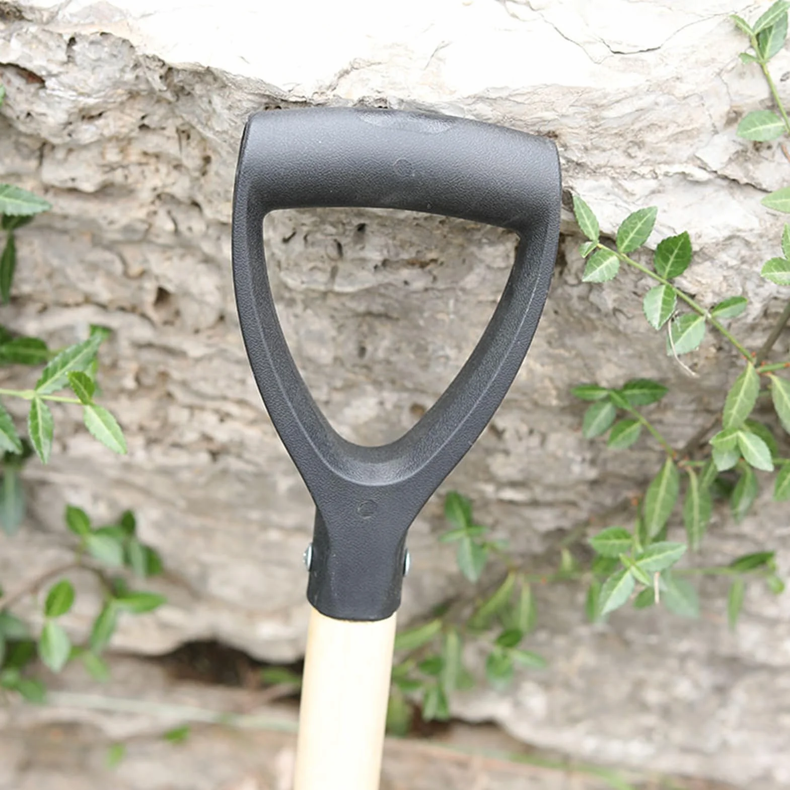 Jingan Mango de Pala en Forma de D para Pala de Nieve, Repuesto Portátil, Accesorios de Jardín