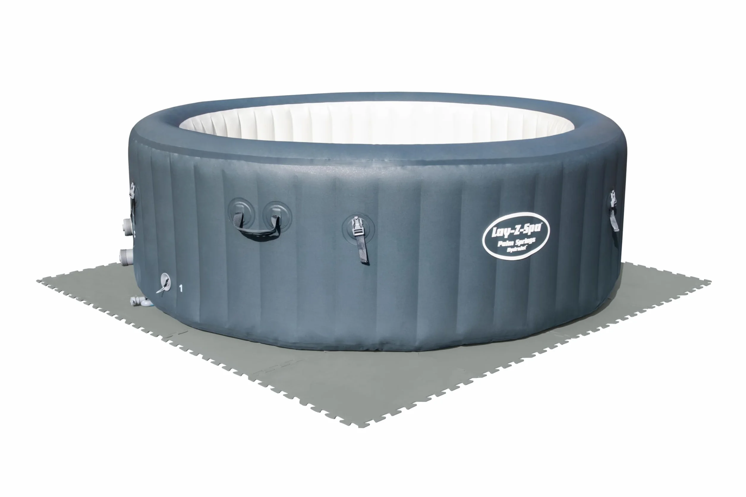 BESTWAY Protector de Suelo para Piscina SPA 9 Láminas 50x50 cm Gris