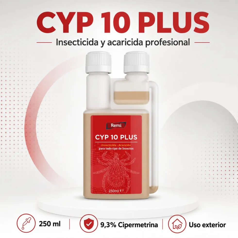 Remi Hogar Insecticida Concentrado CYP 10 PLUS 9,3% Cipermetrina 250 ml