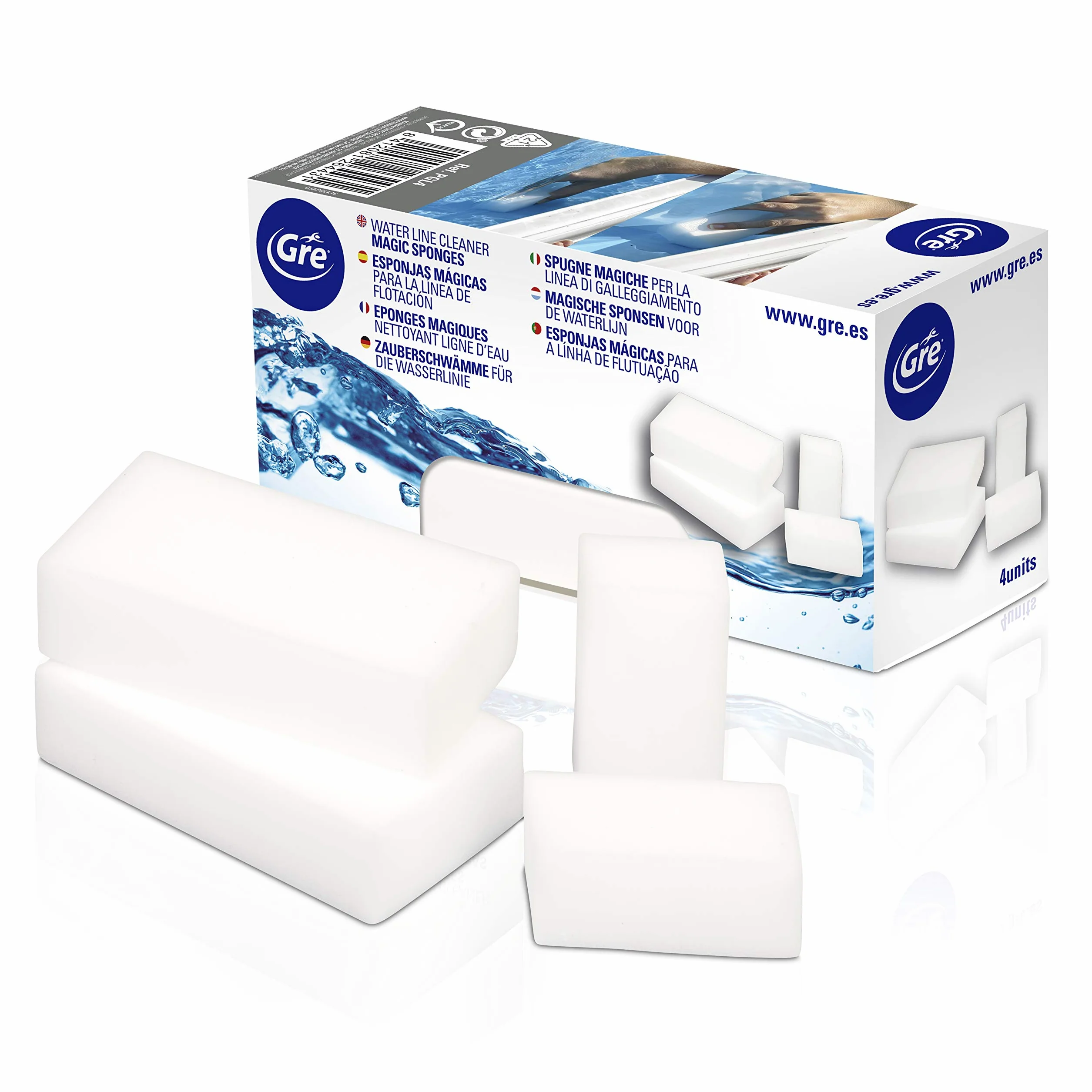 Esponjas de Limpieza para Piscina Gre PGL4 - 4 Unidades