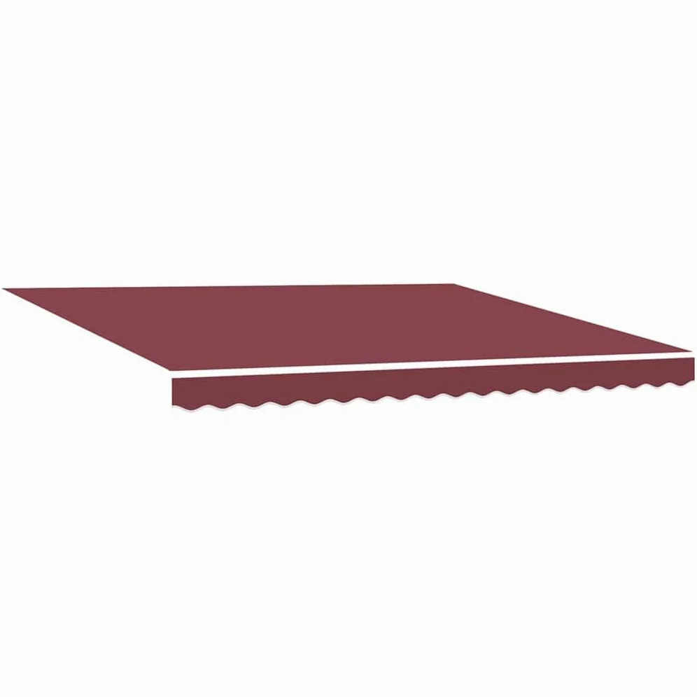 Toldo de brazo articulado manual con manivela 400 x 300 cm burdeos | Toldo manual para terraza, patio y restauración. Totalmente ajustable para una protección solar óptima al aire libre.