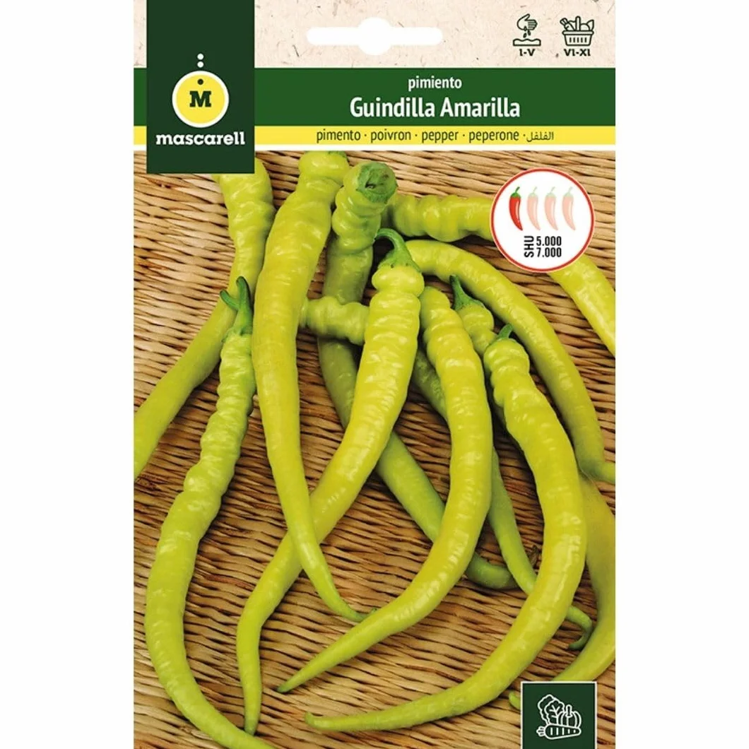 Mascarell Semillas Pimiento Guindilla Amarilla Picante 1g