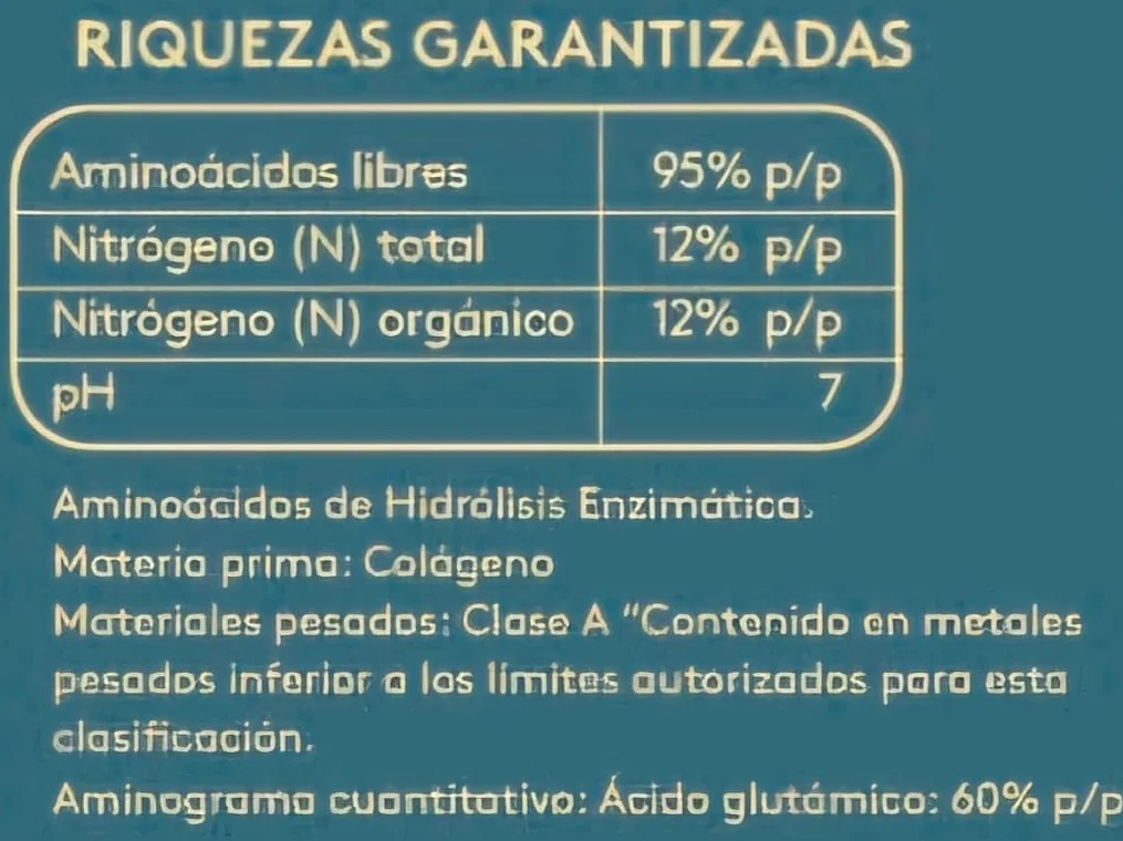 RADIX-2 ENRAIZANTE Aminoácidos Vegetales 95% Hidrólisis Enzimática 500 Gramos