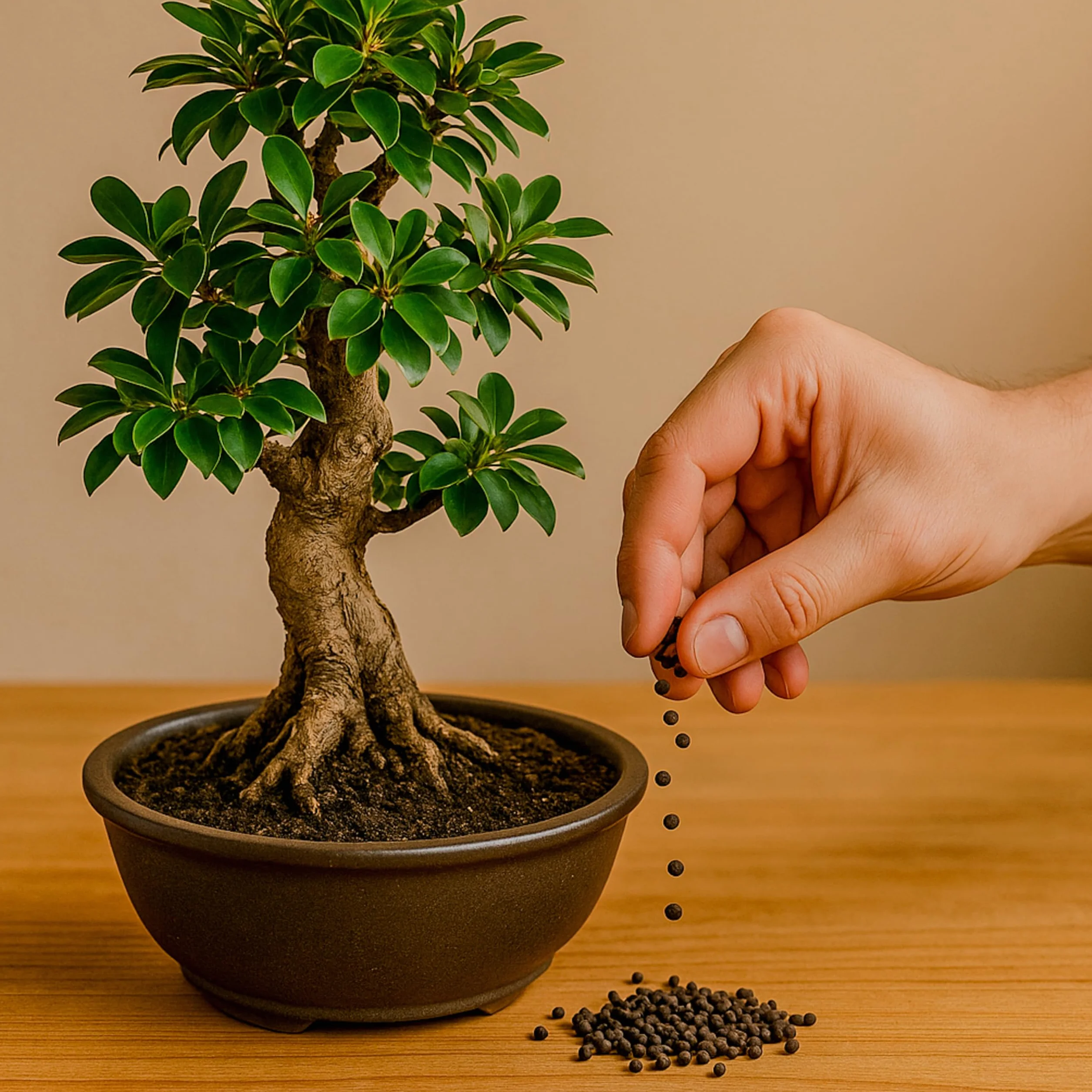 CULTIVERS Abono Bonsái Ecológico 1 kg Fertilizante granulado NPK 8-1-5 Liberación Lenta