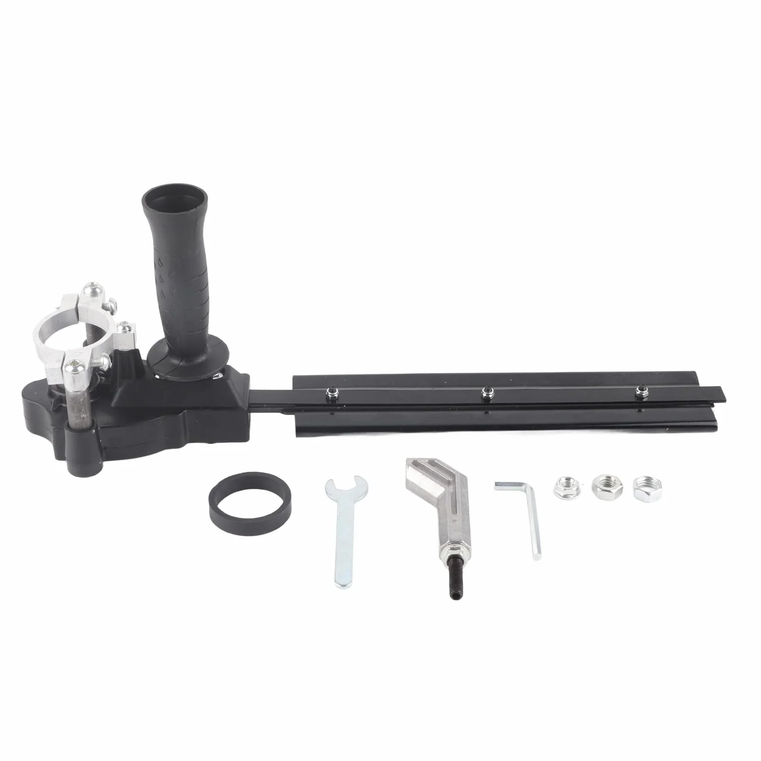 Adaptador para Cortasetos Kit de Accesorios para Amoladora Angular Convierta su Amoladora en Recortadora para Recortar setos de jardín Arbustos Arbustos Ramas pequeñas Acero