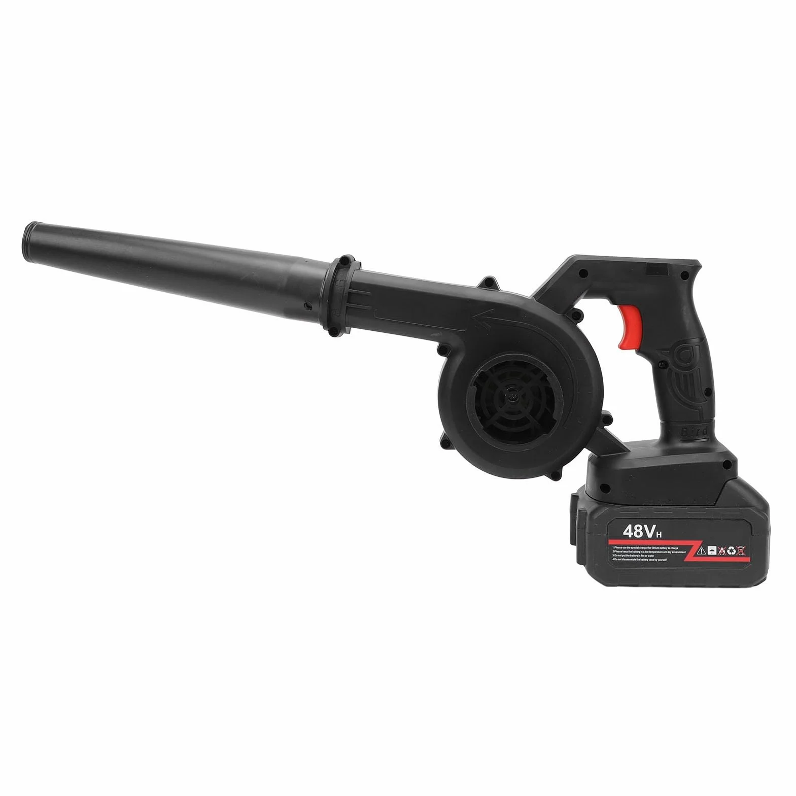 Soplador de Hojas Inalámbrico, Batería de 48 VH 5000 MAh, Juego de Aspiradora de Mano, Bolsa de Recolección de Polvo, Diseño Compacto, Conveniente con Manguera para Limpieza de