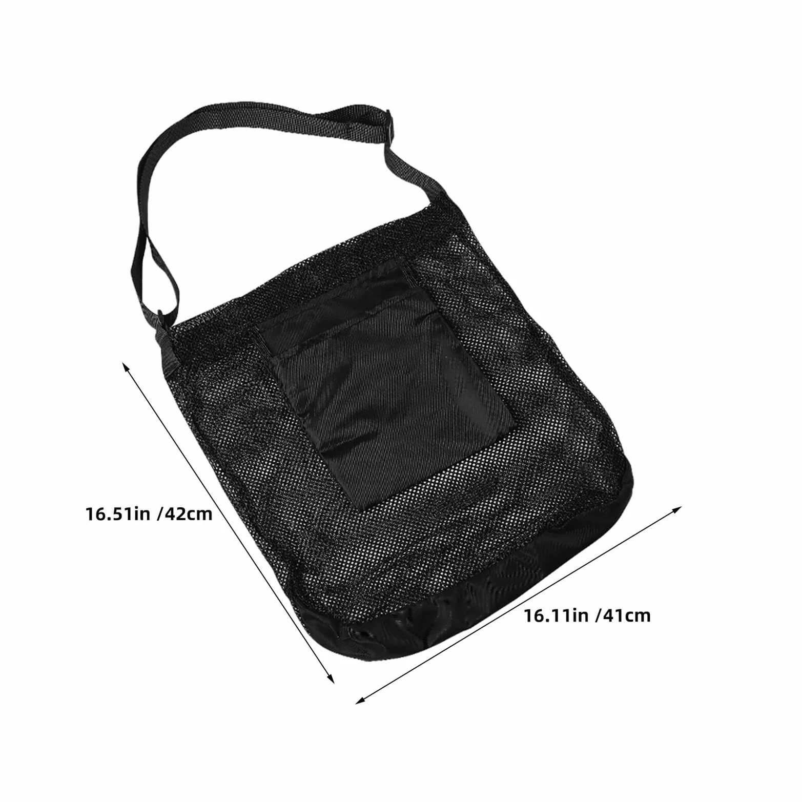 Bolsa Cruzada Para Recolección De Hongos Y Frutas 3 Unidades Para Jardín Manzanas Frutos Secos Hierbas Senderismo Malla Color Negro