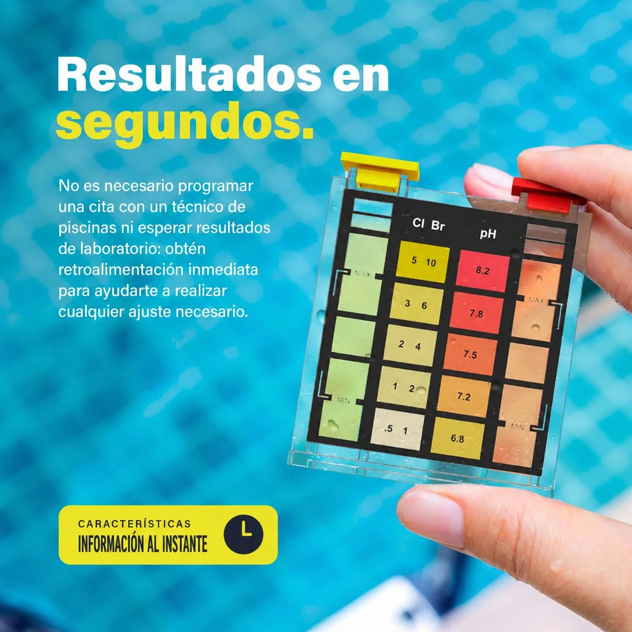 Keeper Test Kit chloru i pH do piscina spa. Medidor manual z reagentami OTO i Phenol Red, kompletny zestaw z tubą