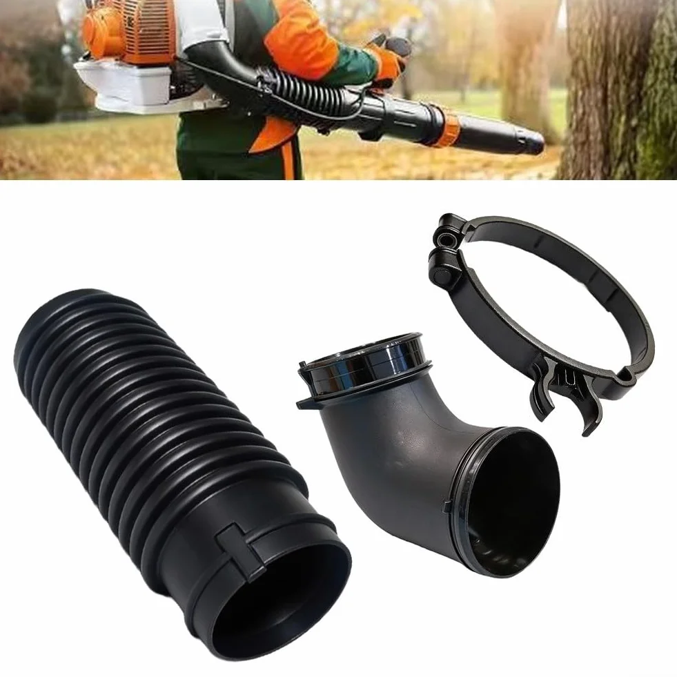 Manguera plisada de codo de tubo soplador para BR800 BR700 BR450 piezas de soplador de hojas 4283-700-6900 4282-708-8704 4282-701-6102 Kit de repuesto para múltiples modelos fácil de instalar