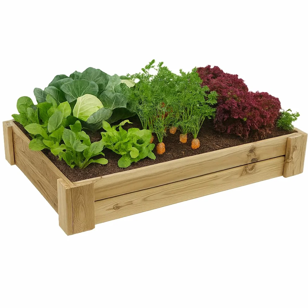 Cajón de Cultivo, Huerto Urbano con Altura 20 cm. Naturaleza Urbana (120x80x20 cm)