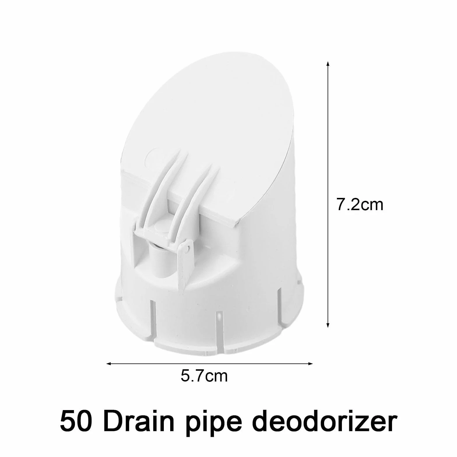 Tubo de drenaje PVC 50-160 mm con tapa válvula cierre automático para jardín balcón