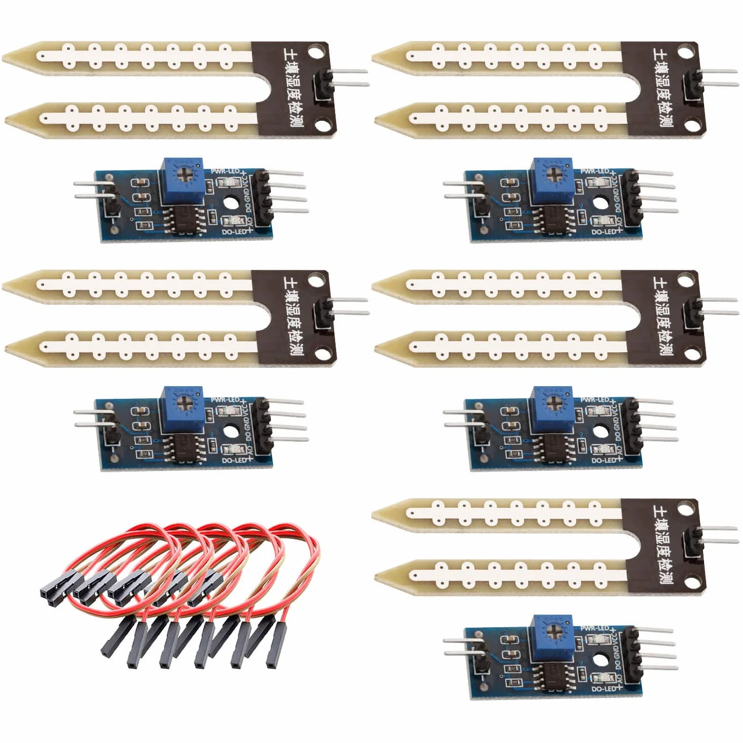 AZDelivery Sensor de Humedad del Suelo Higrómetro Módulo compatible con Arduino