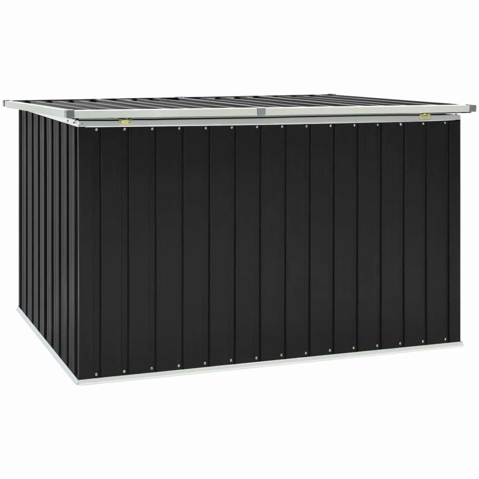 Gecheer Baúl de Jardín Antracita 171x99x93 cm Caja de Almacenamiento Exterior