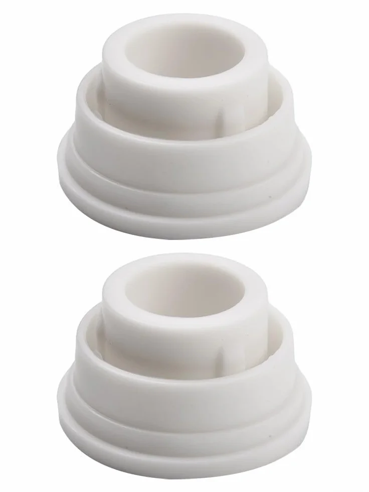 Escalera de goma para piscina 2 unidades tapón protección 1.5 pulgadas blanco 40 mm