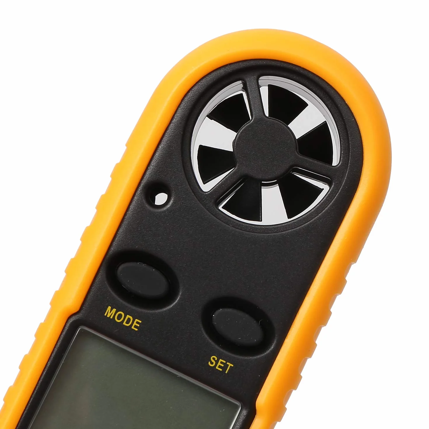 TOPWAY Anemómetro Digital LCD Medidor Velocidad Viento Temperatura Luz Fondo Navegar Surf Pescar