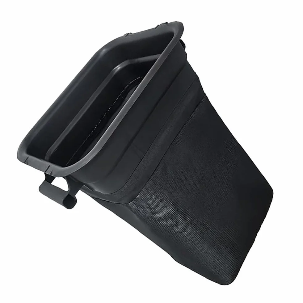 Contenedor de fijación para tractor de césped, contenedor de recogida de césped y hojas de gran capacidad con marco resistente, compatible con modelo 400226 960730028
