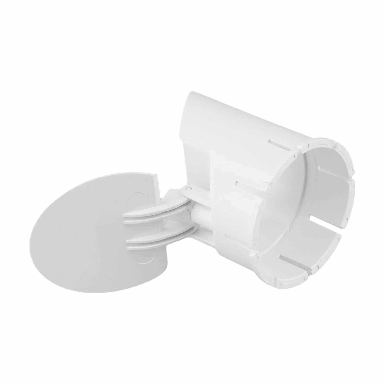 Tubo de drenaje PVC 50-160 mm con tapa válvula cierre automático para jardín balcón