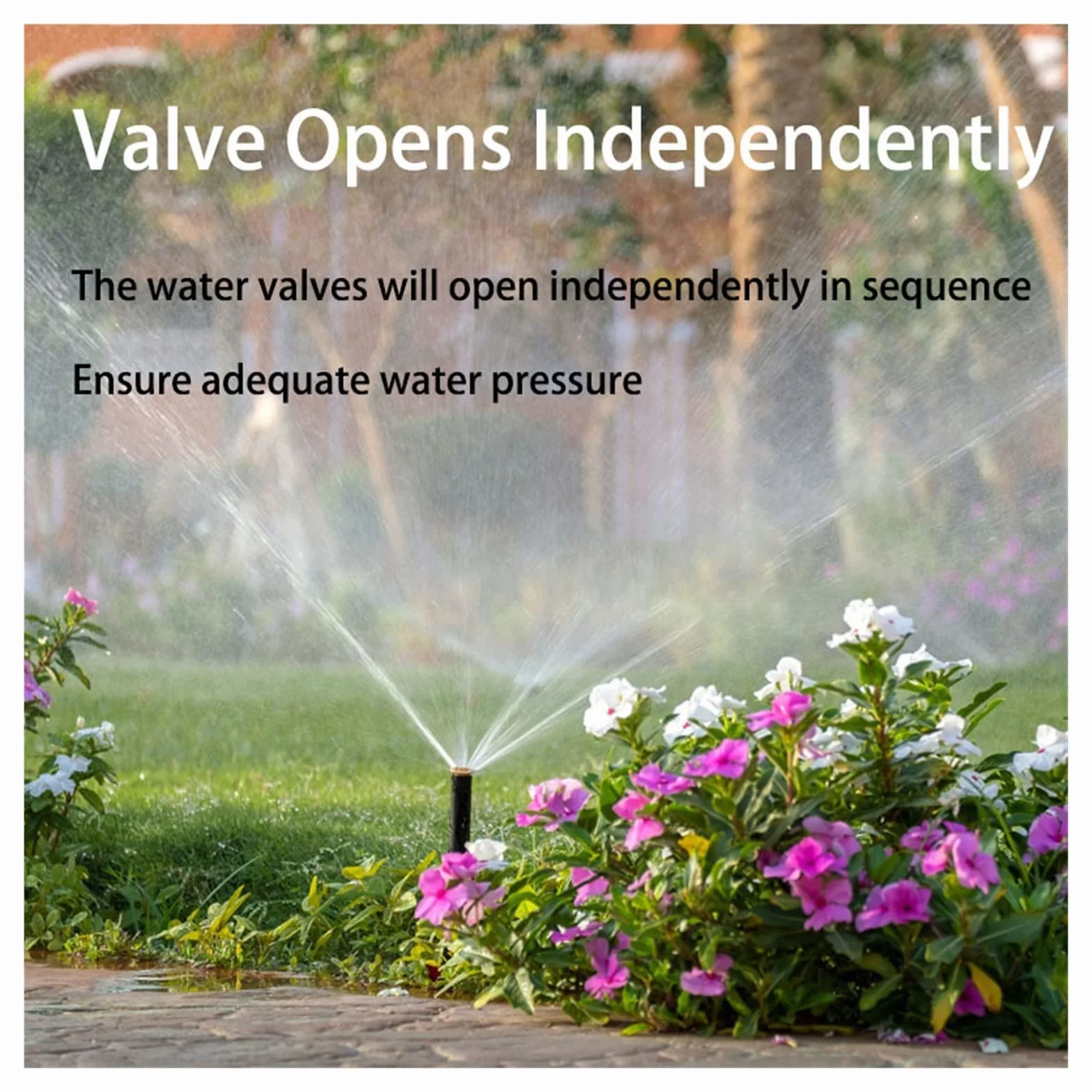 Controlador De Riego Jardín Inteligente WIFI, Válvula Solenoide Agua, Sistema , Temporizador ConservacióN Del Agua(0.85 Inch Valve)