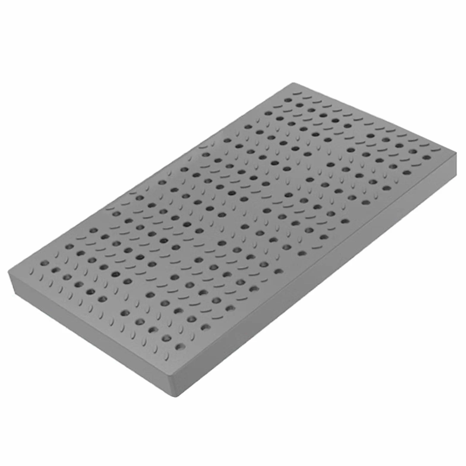 Rejilla de Drenaje de plástico polimérico de 25x50 cm - Cubierta para Zanja de jardín Exterior, colador de Drenaje de Agua de Lluvia, Canal de Cerca para Sistema de alcantarillado de Patio (