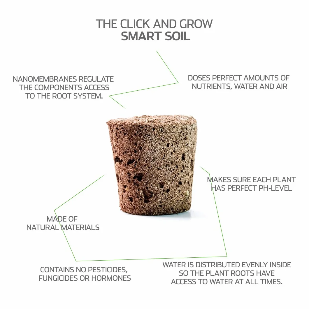 Click & Grow Recambio Cápsulas de Fresas Silvestres Kit de 9 Cápsulas