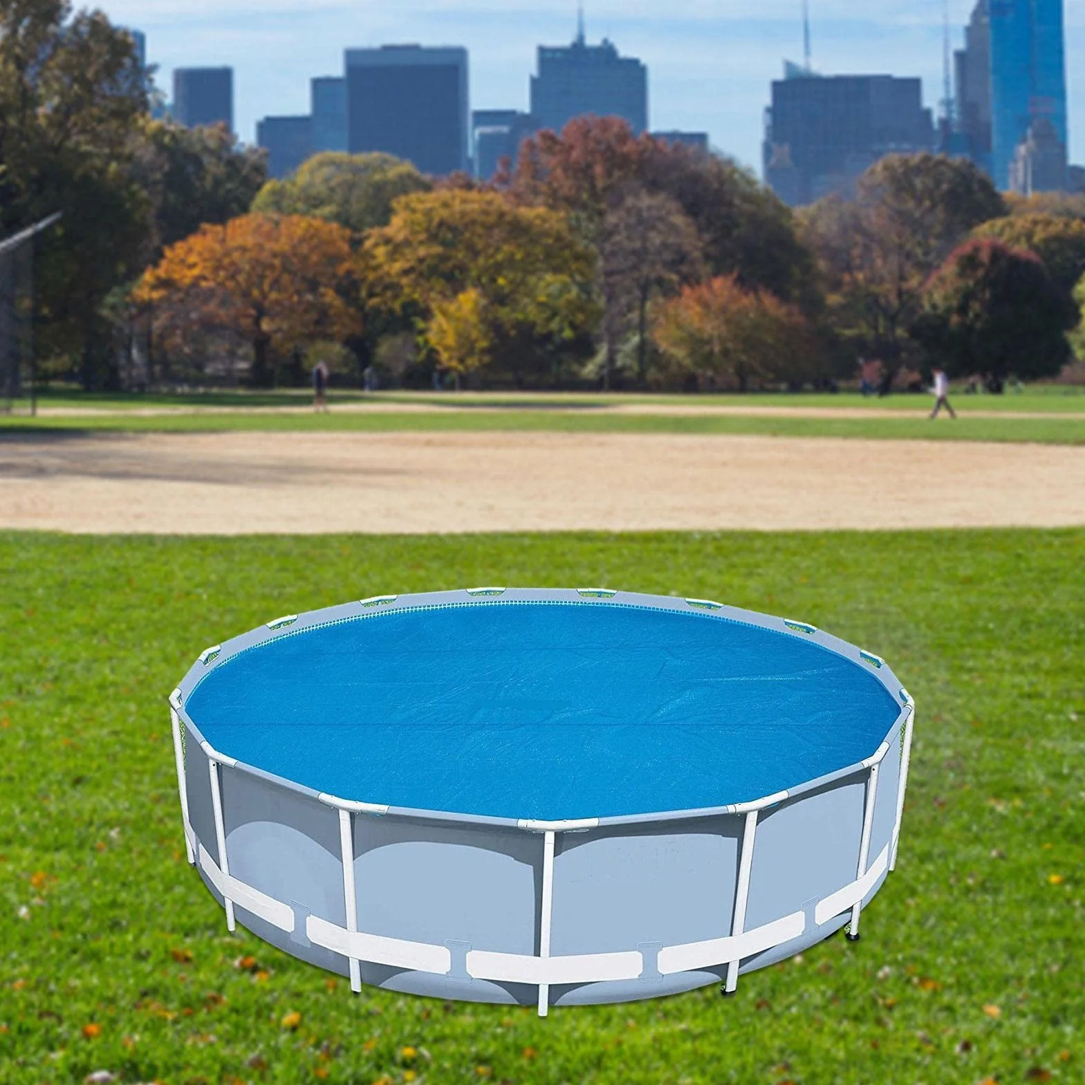 Cubierta Solar Piscina Manta Térmica 300 cm Flotante para Piscinas Enterradas