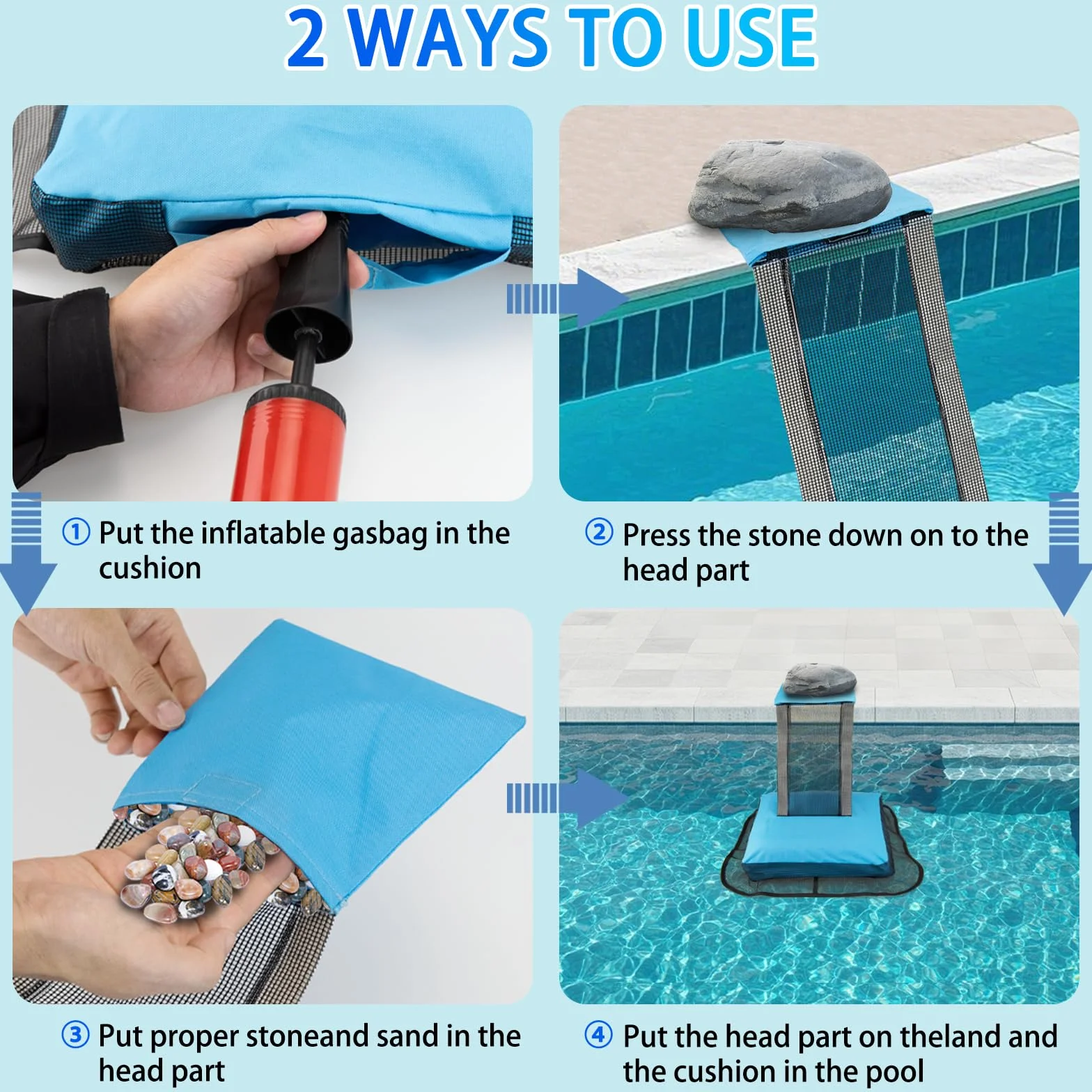 Rampa de rescate de animales para piscina, rescatador de ranas, sapos, lagartos, patos, serpientes