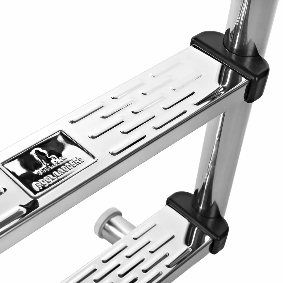 Melko Escalera Piscina 5 Niveles Acero Inoxidable V2 Gris