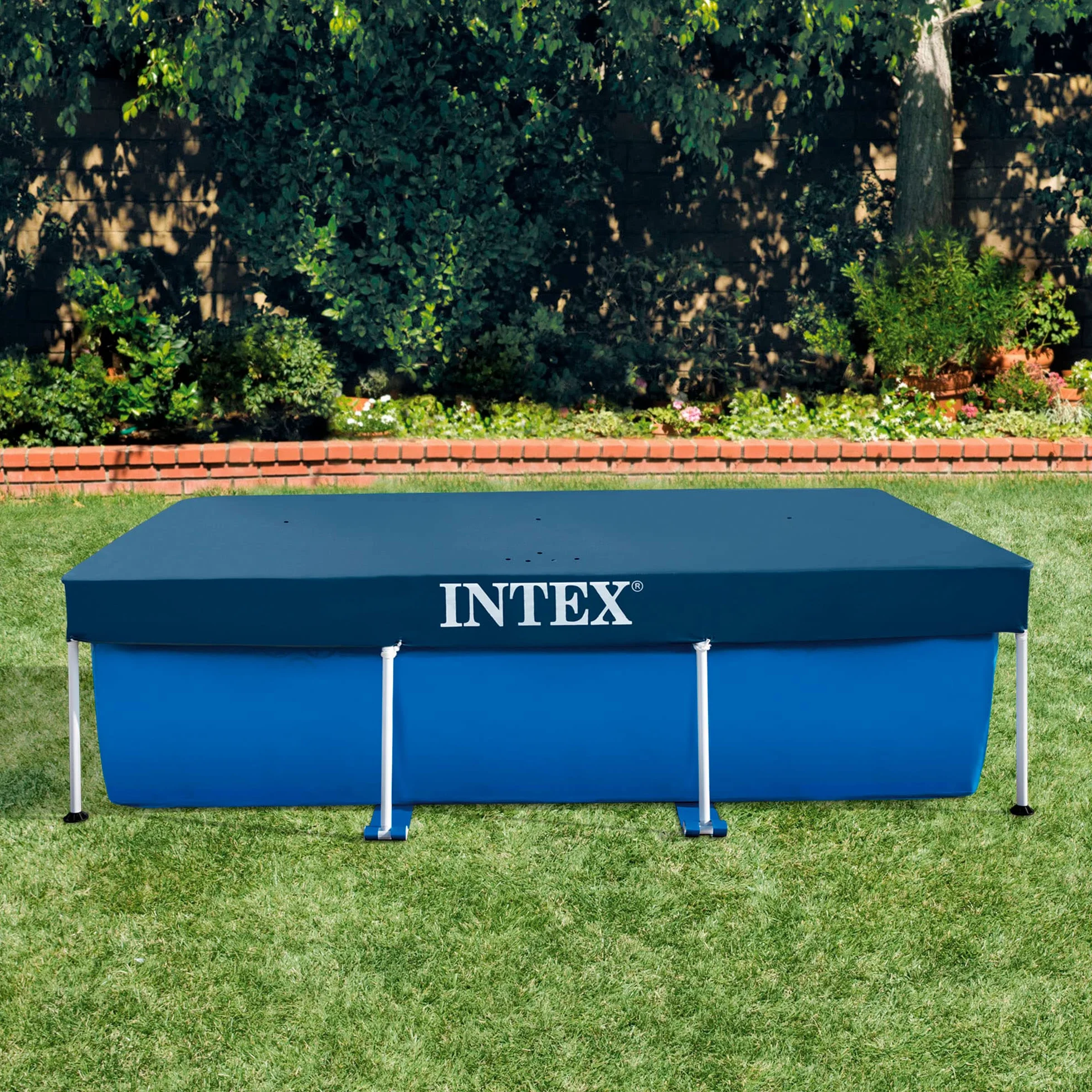 Intex Cobertor Piscina Rectangular 300 x 200 cm Azul