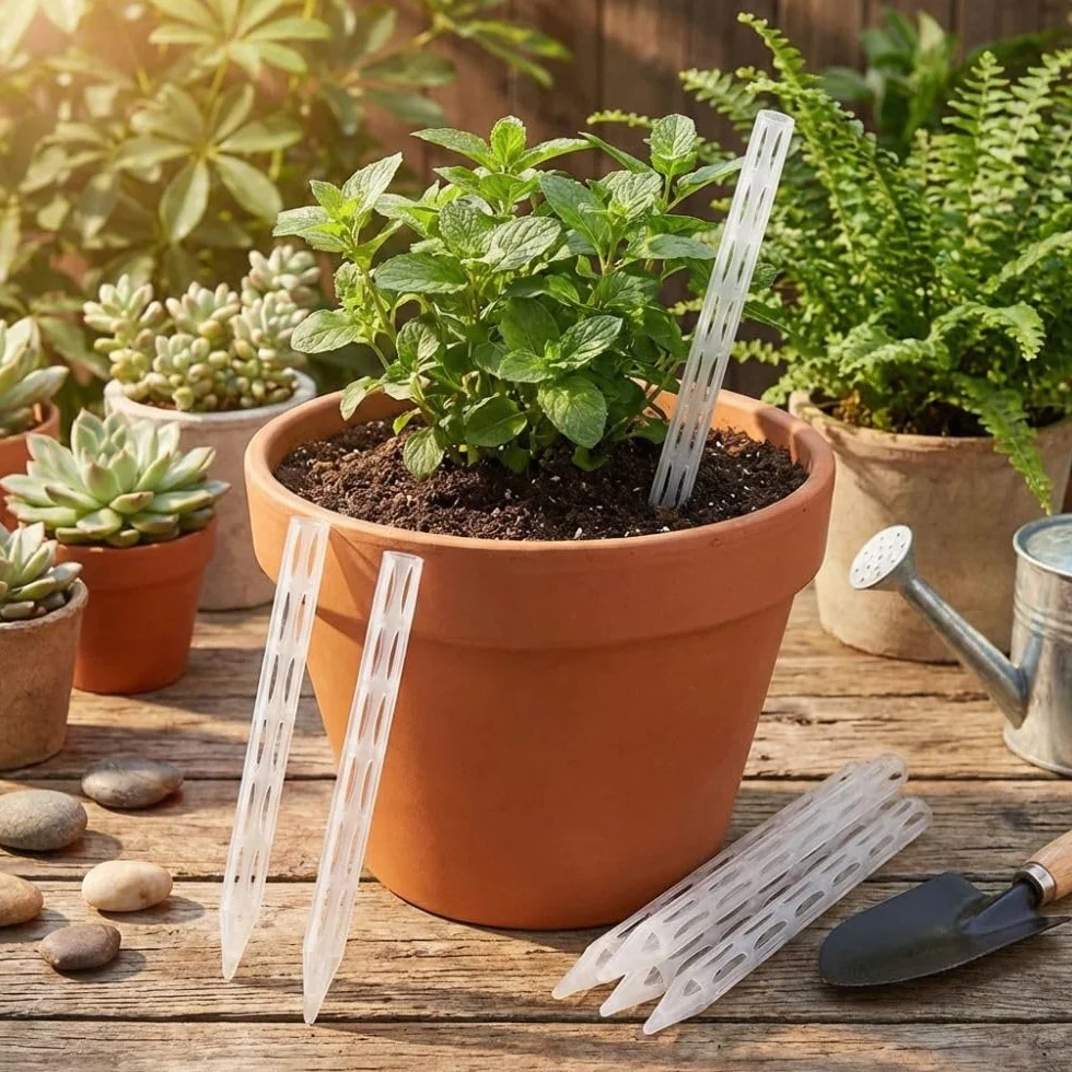 Tubos de Drenaje de Plantas Transparentes Plástico Transpirable 10 Piezas