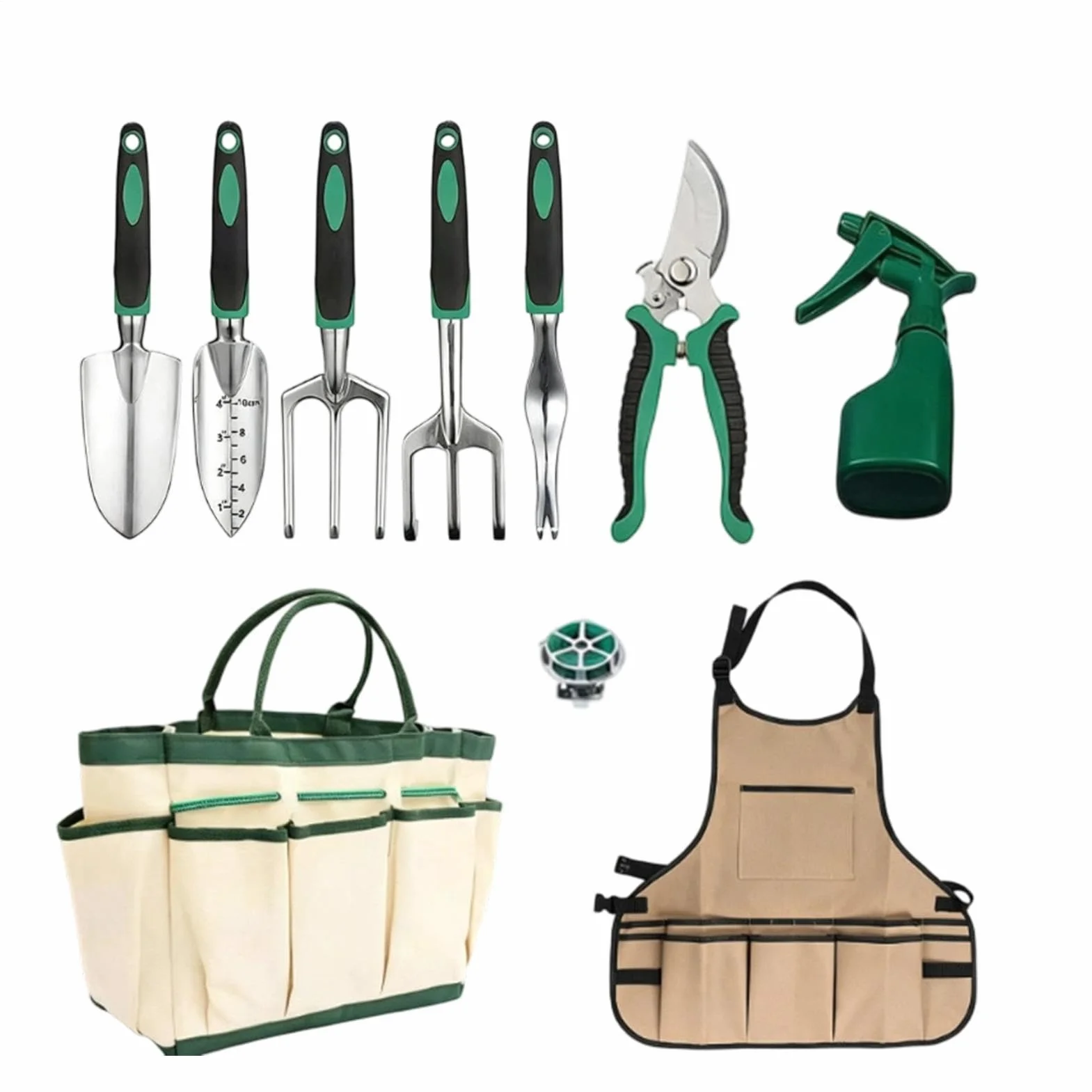 Set de Herramientas de Jardinería para Mujer 11 Piezas de Suministros para | Set de Jardinería Resistente Para Mujeres Hombres Mamá Papá Jardineros