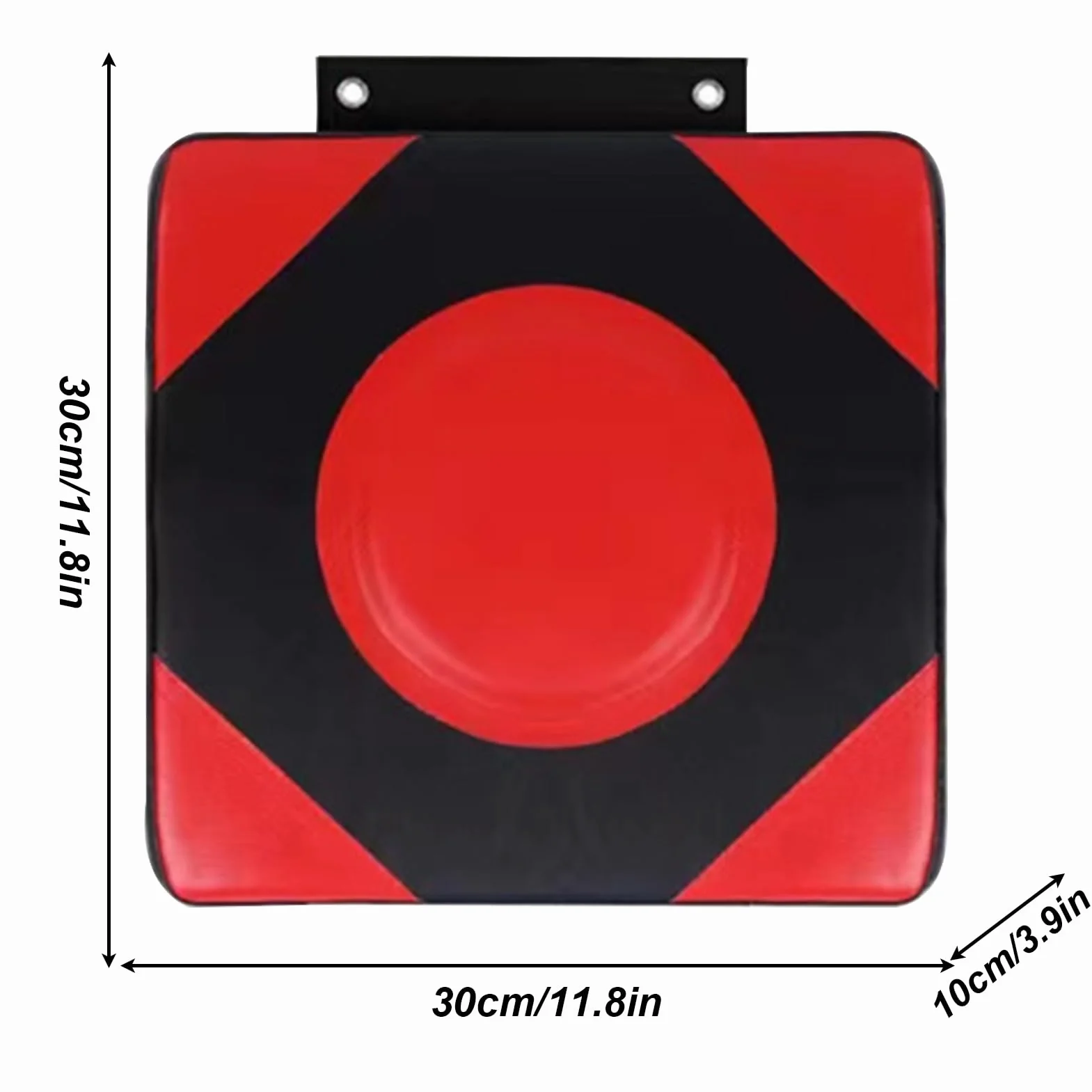 Almohadilla de impacto montada en la pared 30x30 cm para boxeo espuma de poliuretano piel sintética