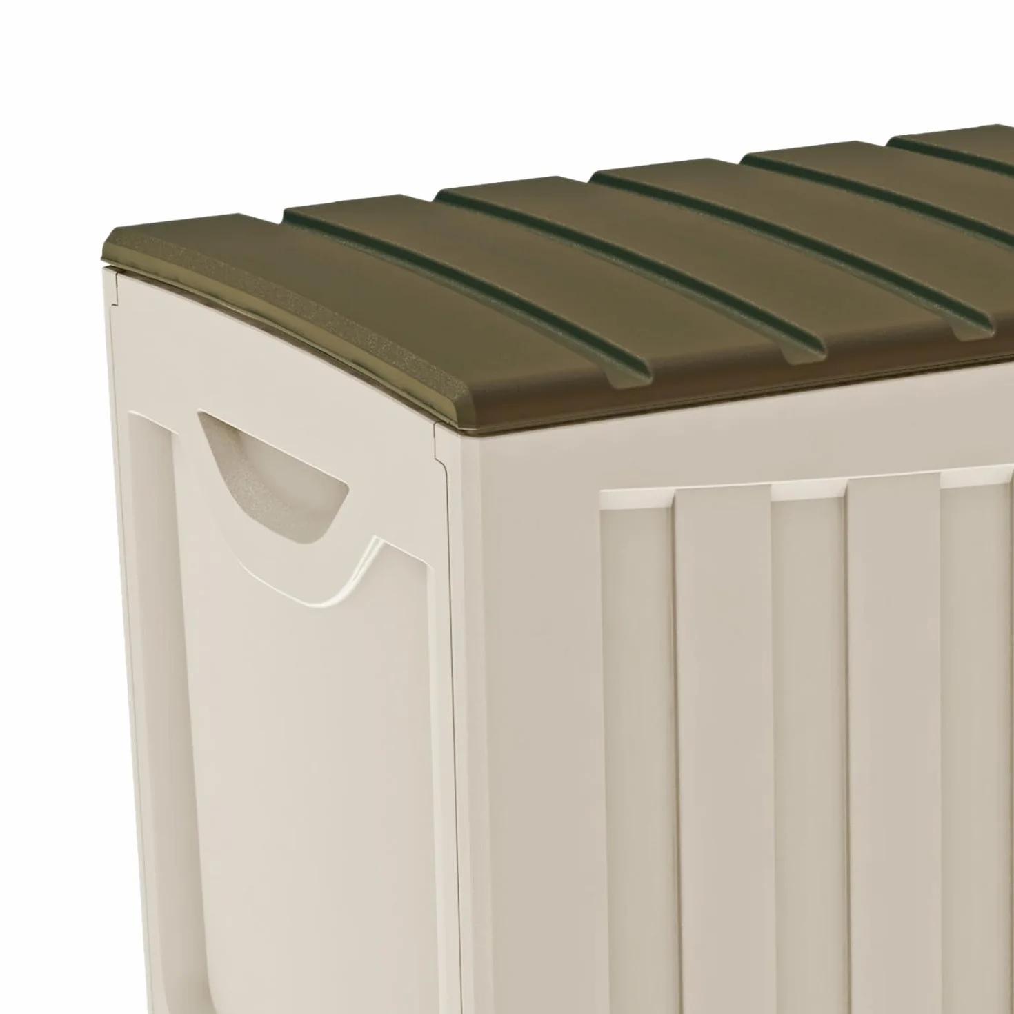THINIA HOME Baúl Exterior Resina 340 Litros 118x53x57cm Impermeable Jardín
