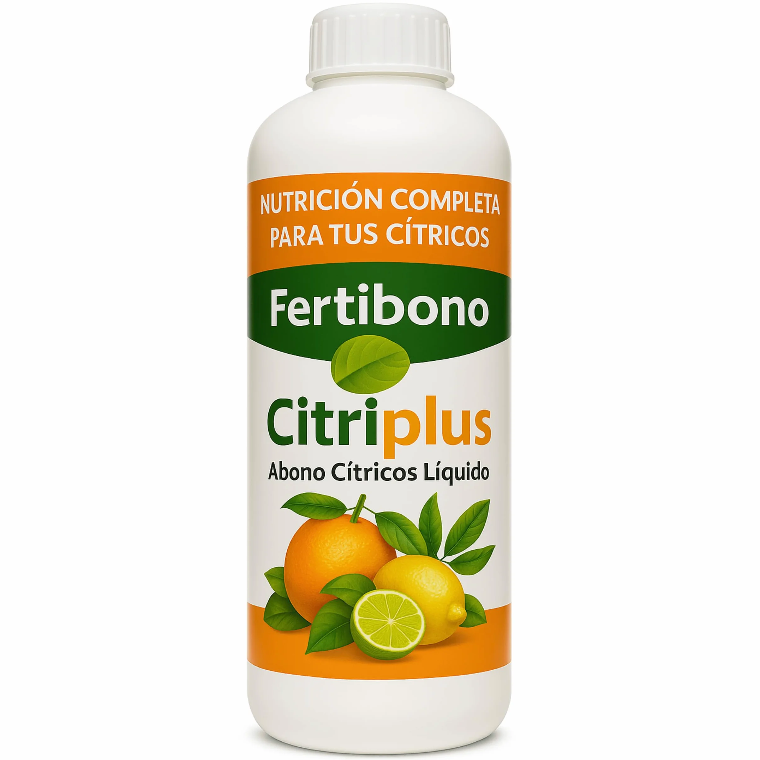 Fertibono CitriPlus Abono Cítricos 1L Rico en Hierro Zinc Magnesio NPK Ecológico