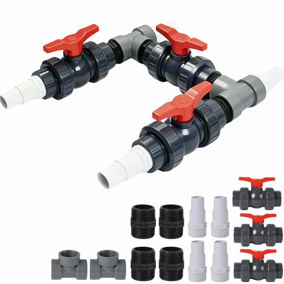 FARYODI Bomba de Calor para Piscina 50 mm 32 mm 38 mm