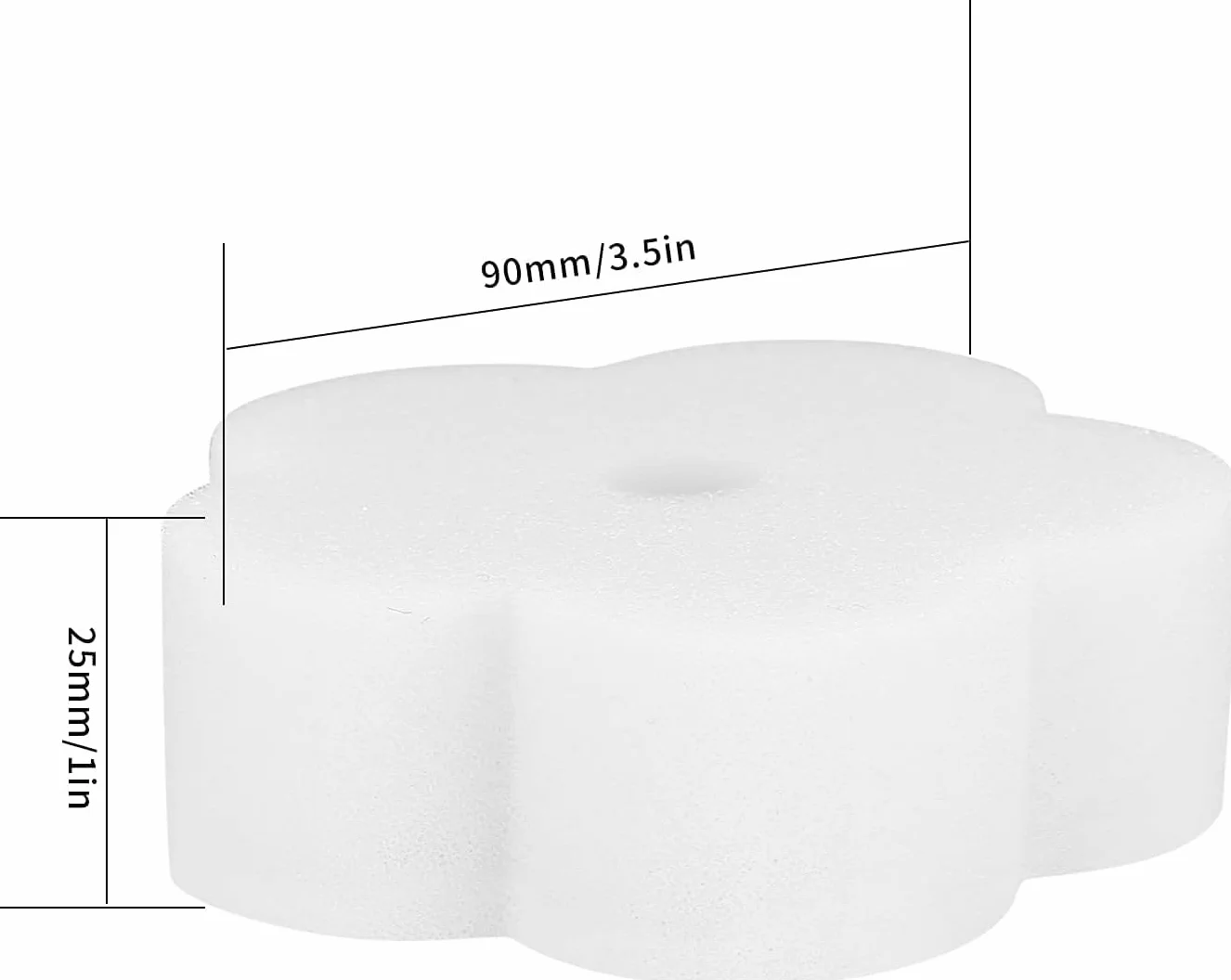 XIANGPICA 18 Piezas Esponja Absorbente de Aceite en Forma de Flor, Reutilizable para Piscina, Cocina, Jacuzzi y Hogar