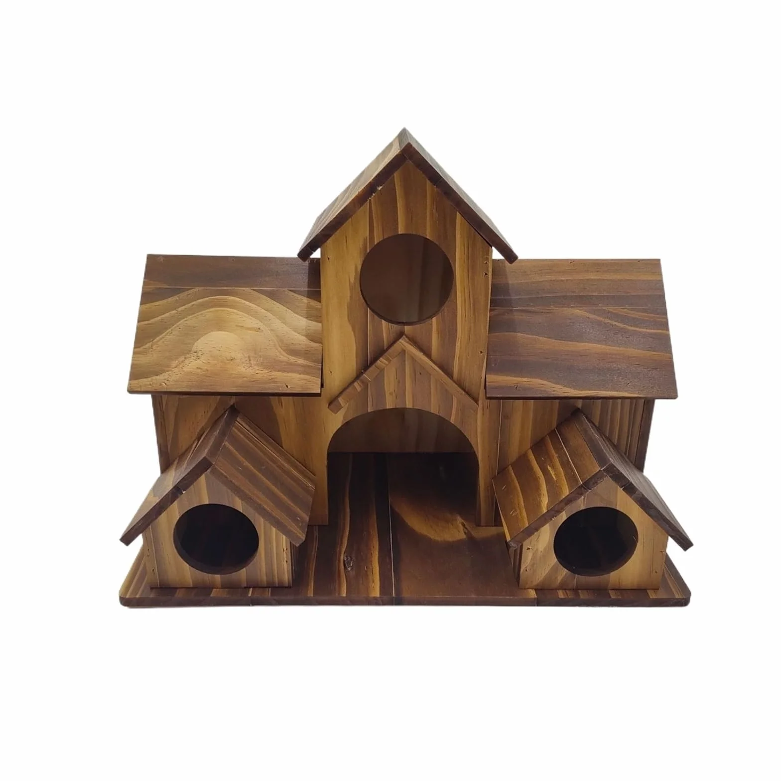 Nido de Madera para pájaros Casita de Madera for pájaros, Nido for jardín al Aire Libre, comedero Colgante Decorativo for, decoración Rural for el hogar