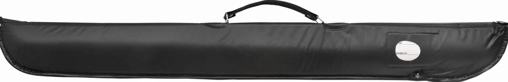Casemaster Funda de Vinilo Suave para Taco de Billar, Capacidad 1 Taco Completo 2 Piezas, Negro
