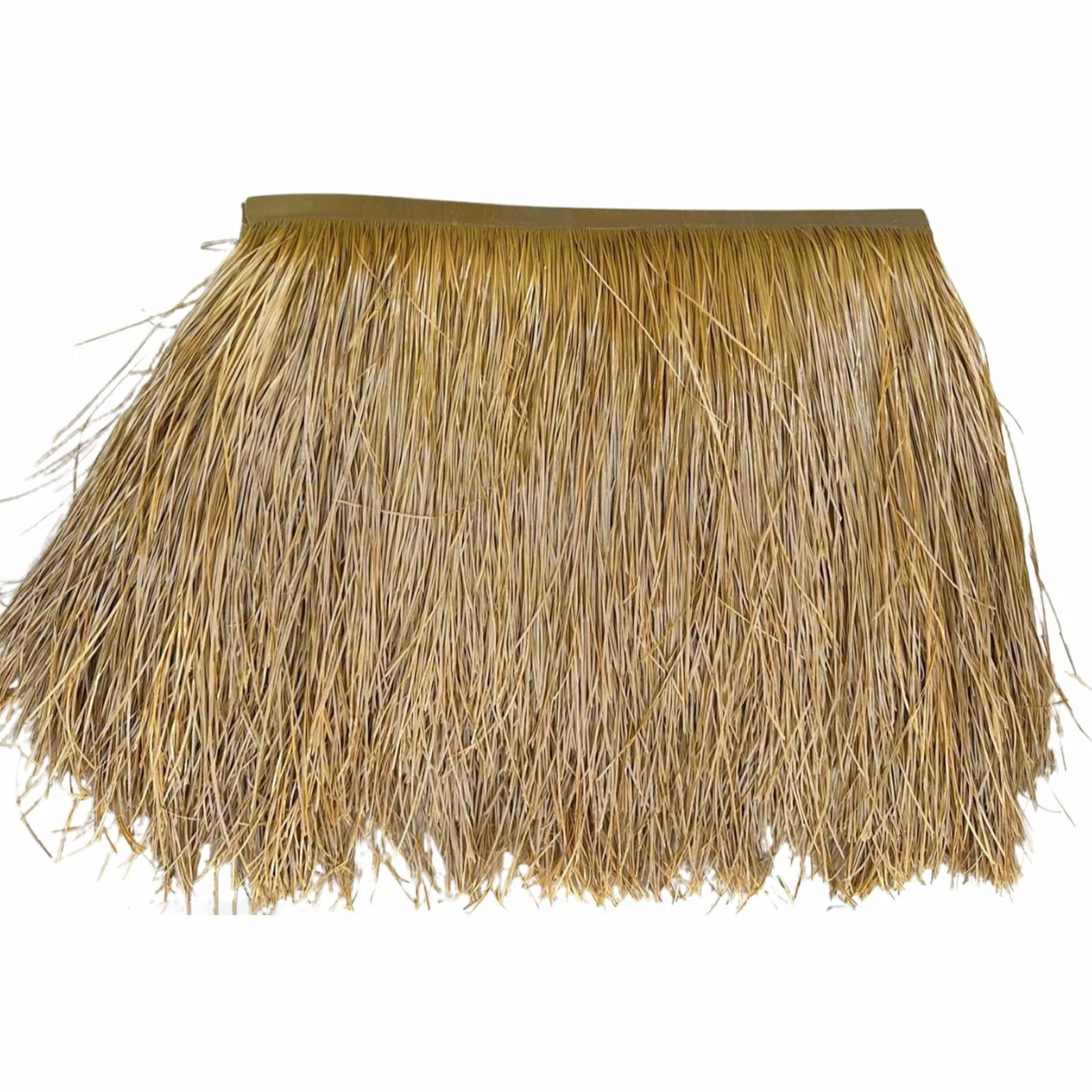 Techo de Paja Artificial a Prova di Fuoco Paja Falsa Decorativa PE ad Alta Densità para Tiki Bar Cabaña Gazebo Jardín Sombrilla Terrazas Decoración de Fiesta(Size:5pcs,Color:Yellow)
