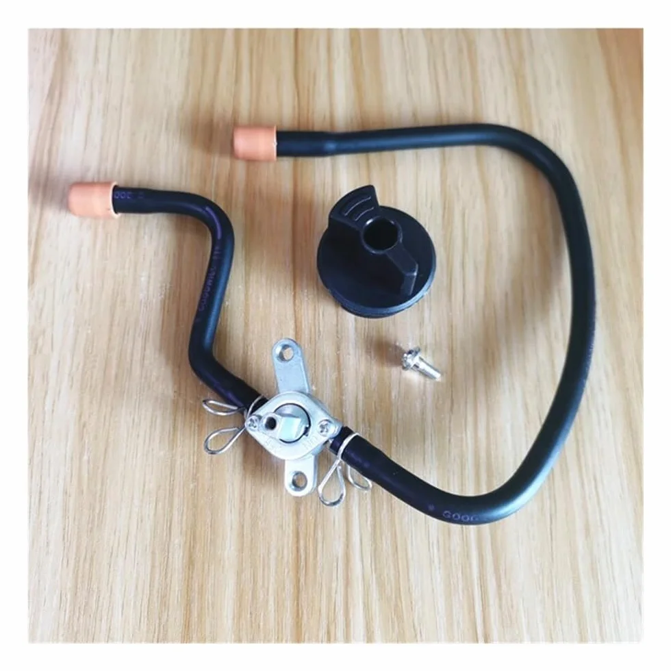 Grifo de Combustible con manija de Tubo, Tornillo, Apto for generador inversor Digital IG770, IG1000, IG2000, IG2600, Filtro de Combustible. Herramientas de jardín(with Handle Screw)