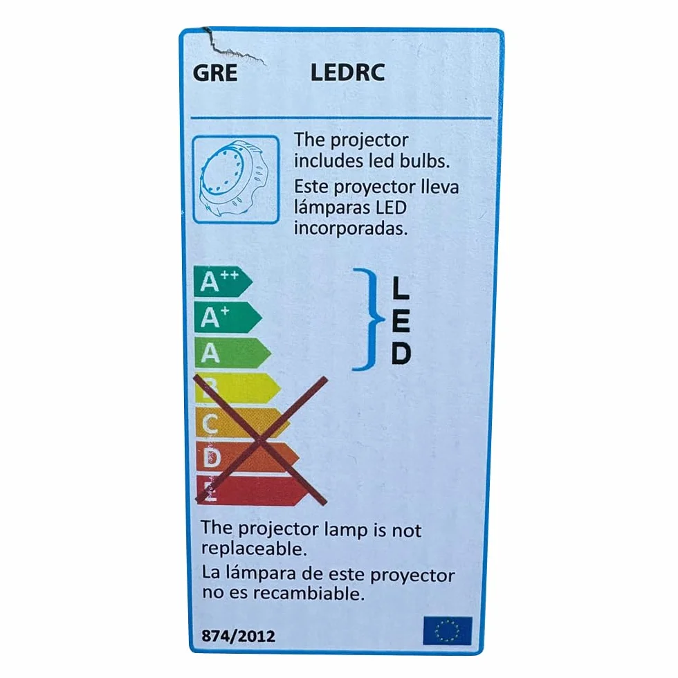 Proyector LED Color para Piscina Elevada de Acero Iluminación
