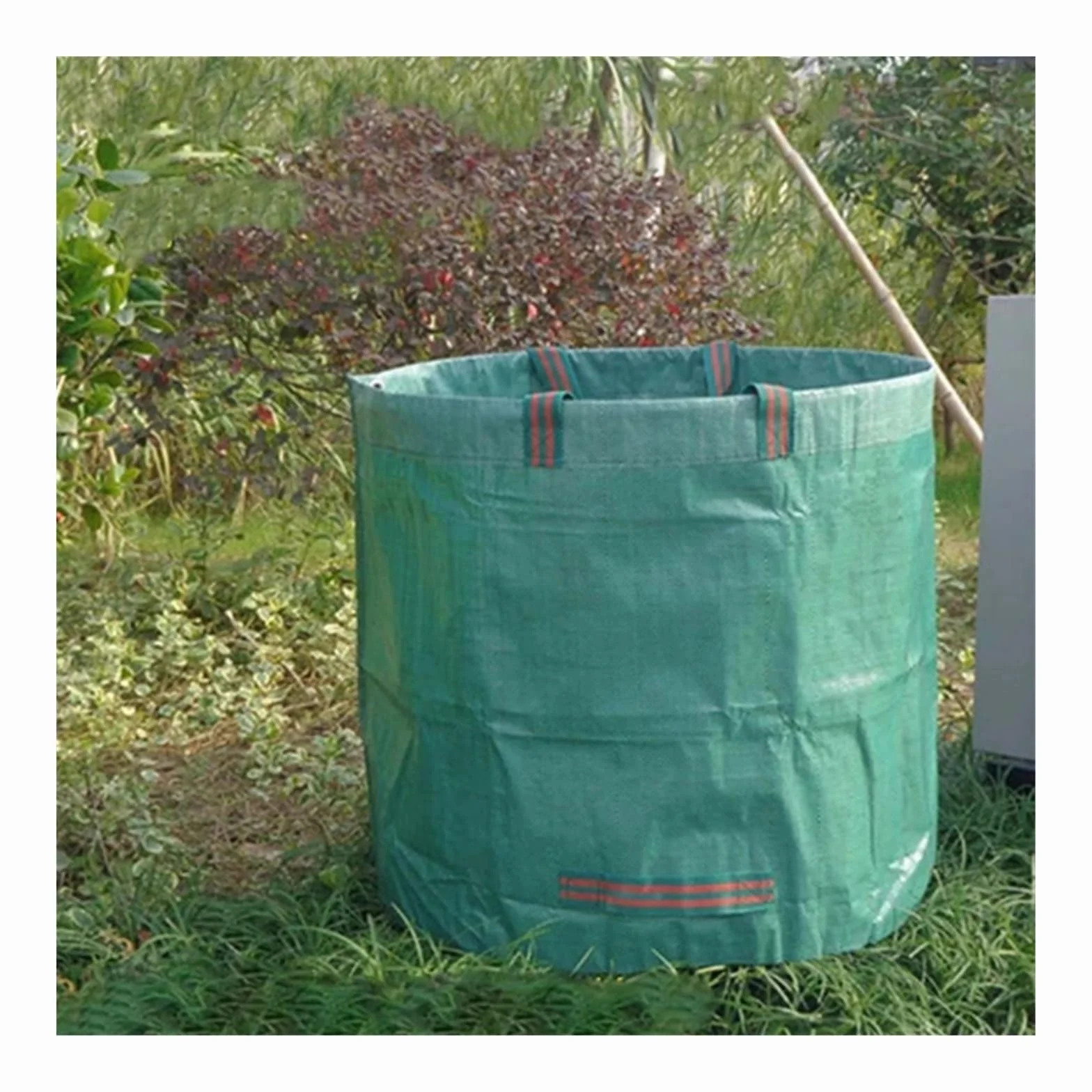 Sacos de Jardin Bolsa de basura de jardín resistente de gran capacidad, bolsas de basura tejidas para residuos de jardín, almacenamiento de contenedores de jardín Bolsa Jardin(500L)