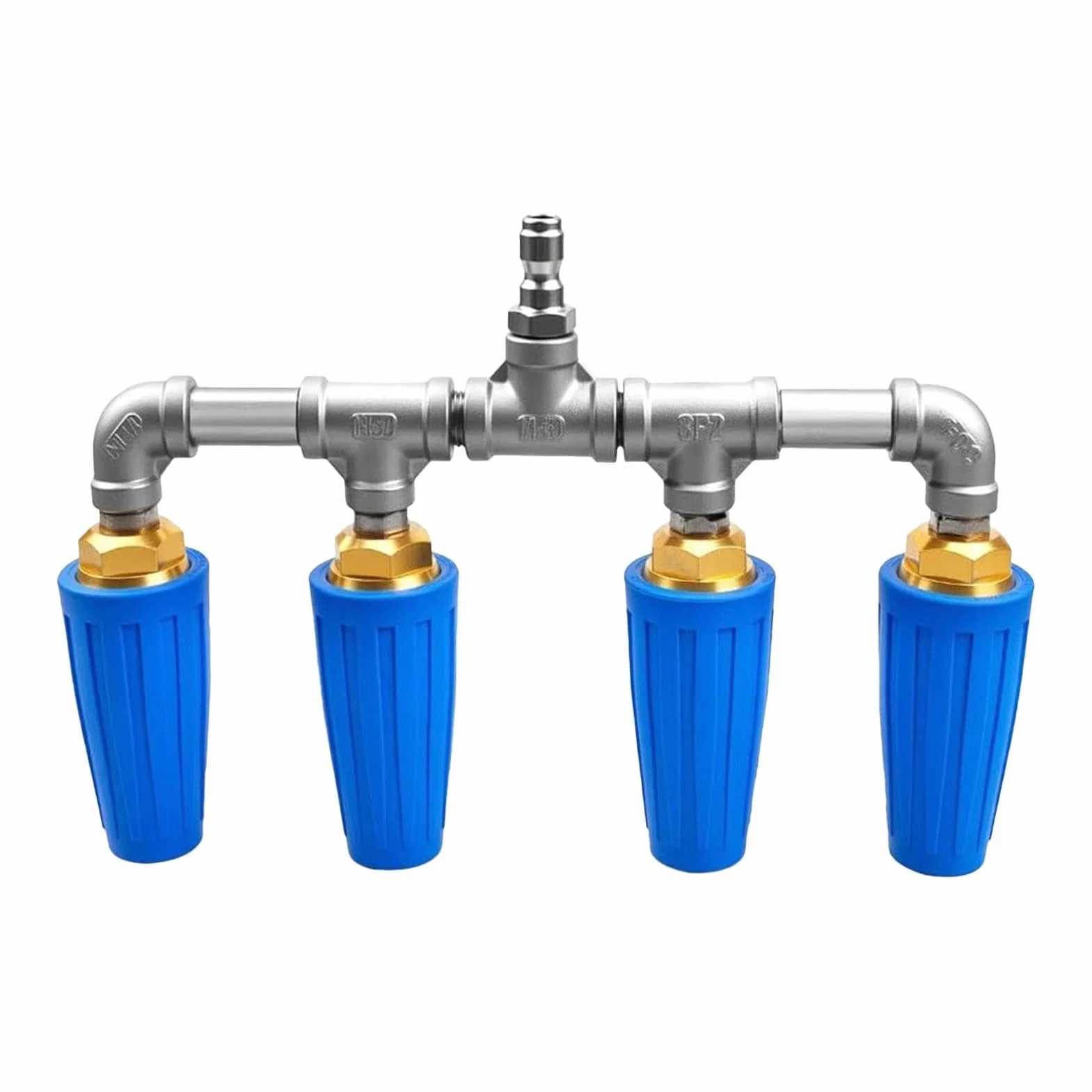 Boquilla Giratoria para Hidrolimpiadora Pulverizador de Agua Ergonómico | Boquilla Manual para Manguera de Alta Presión Lavado coches, jardín, limpieza patios y garaje