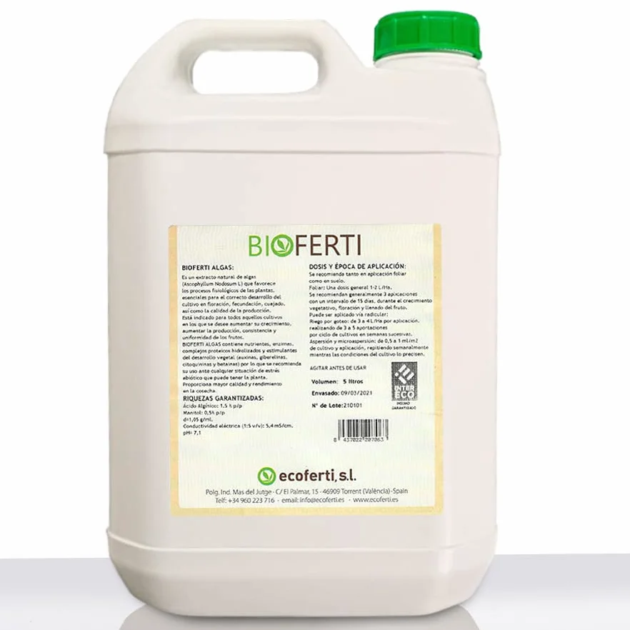 Extracto de Algas Líquido ALGAS 5 Litros Agricultura Ecológica