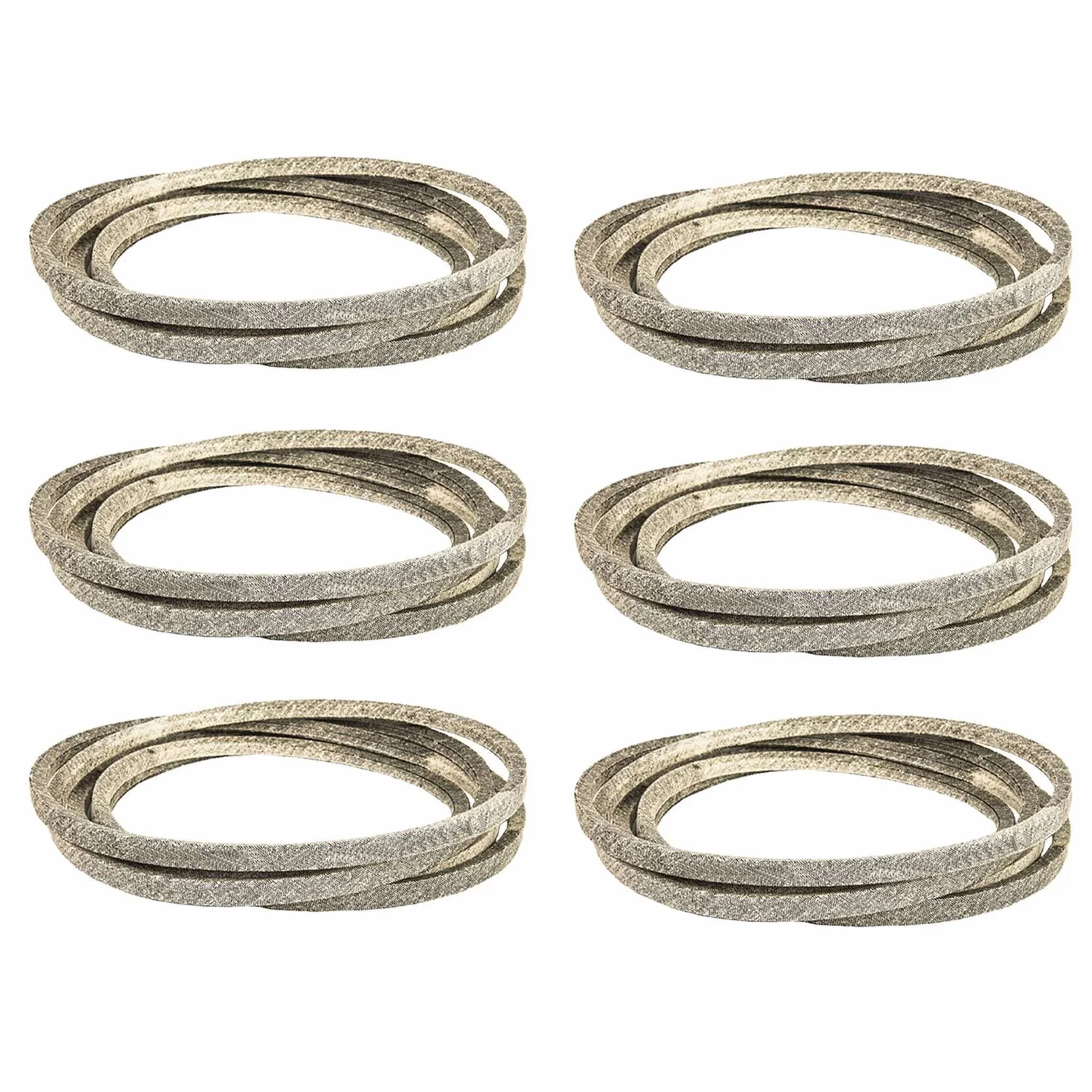 6 correas de cortacésped de fibra de aramida para GX20072 754-04219,954-04219 754-0641 1/2X104 pulgadas