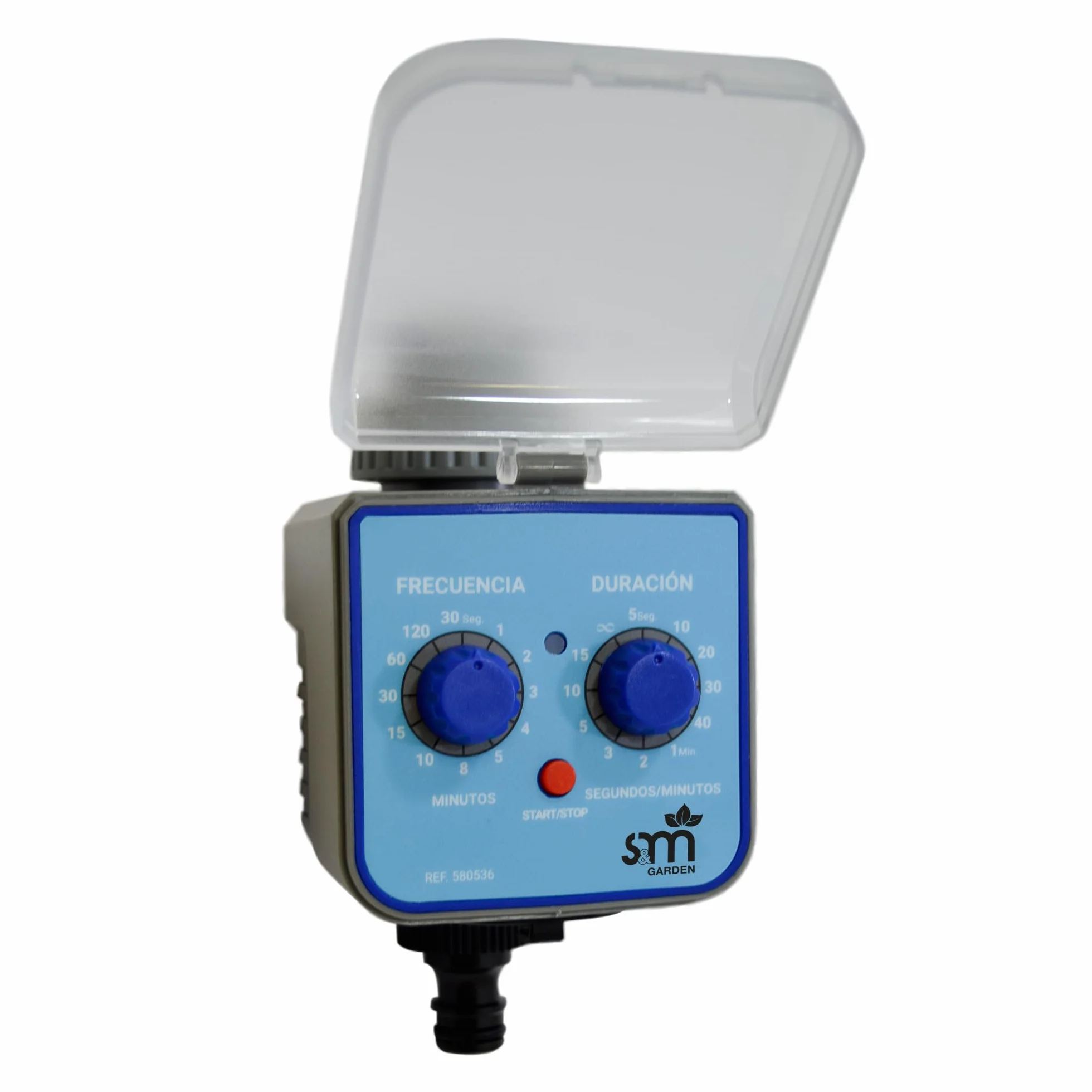 S&M 580536 Programador de nebulización H 3/4” Exteriores terrazas jardines Control riego Rebaja temperatura