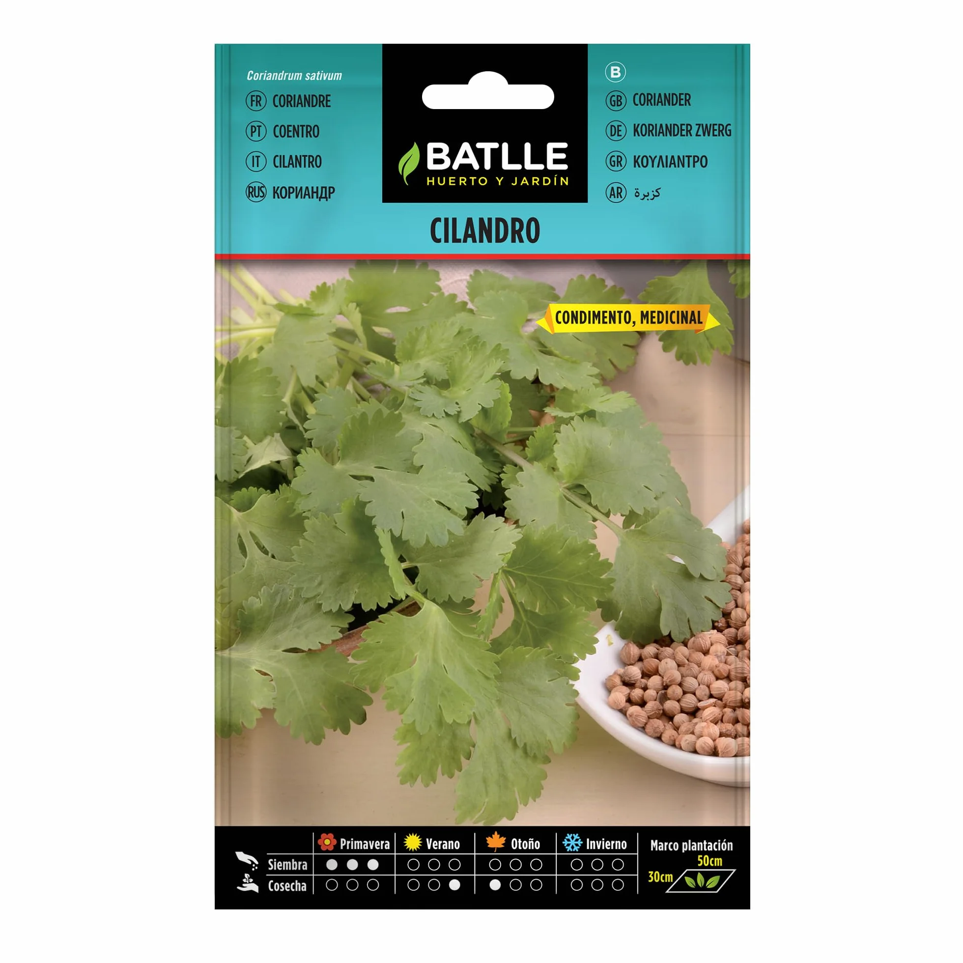 Batlle Semillas Aromáticas Cilantro