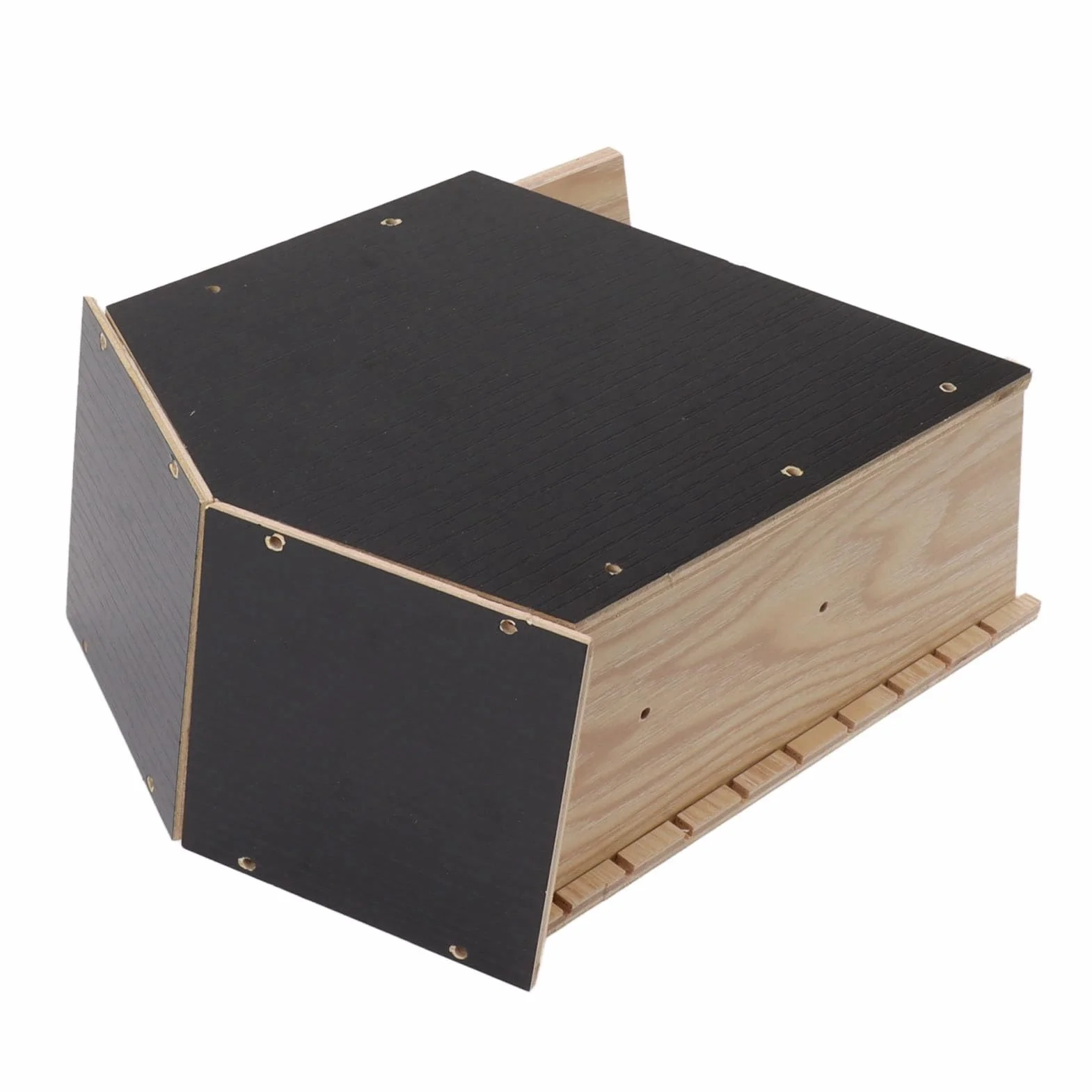 Caja de Murciélagos, Impermeable, a Prueba de Viento, para Exteriores, Casa de Murciélagos, Cámara Doble de Madera, Respetuosa con el Medio Ambiente para Patio Jardinería