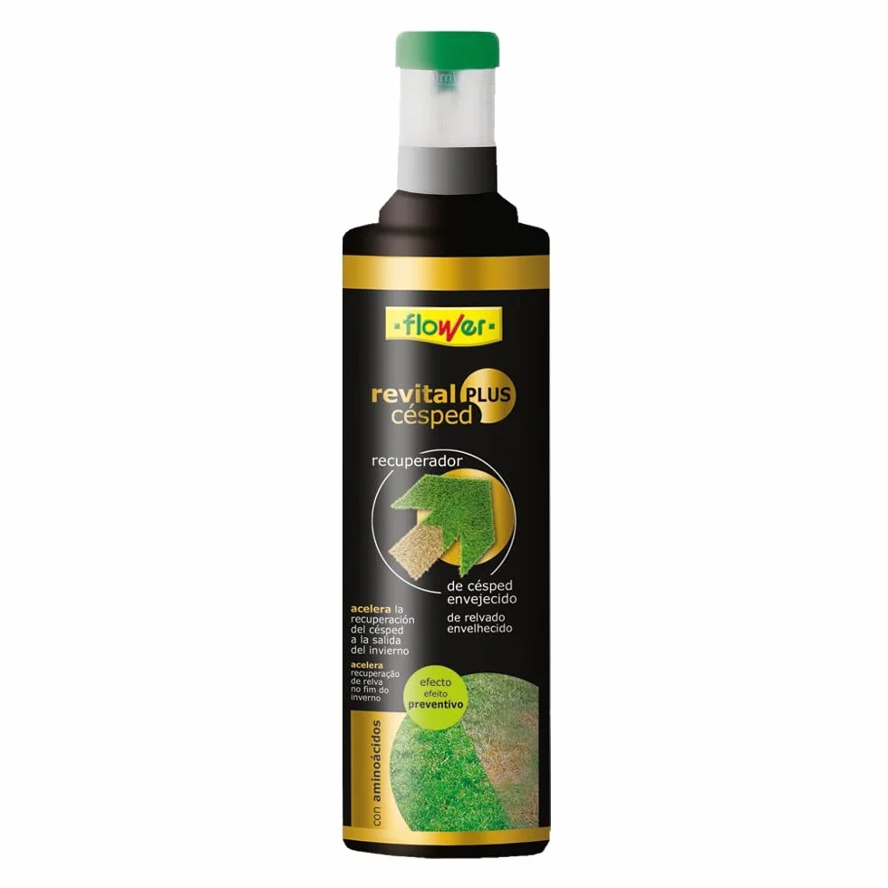 Revital Plus Césped Líquido 1L Recuperador de Césped Envejecido con Aminoácidos Abono